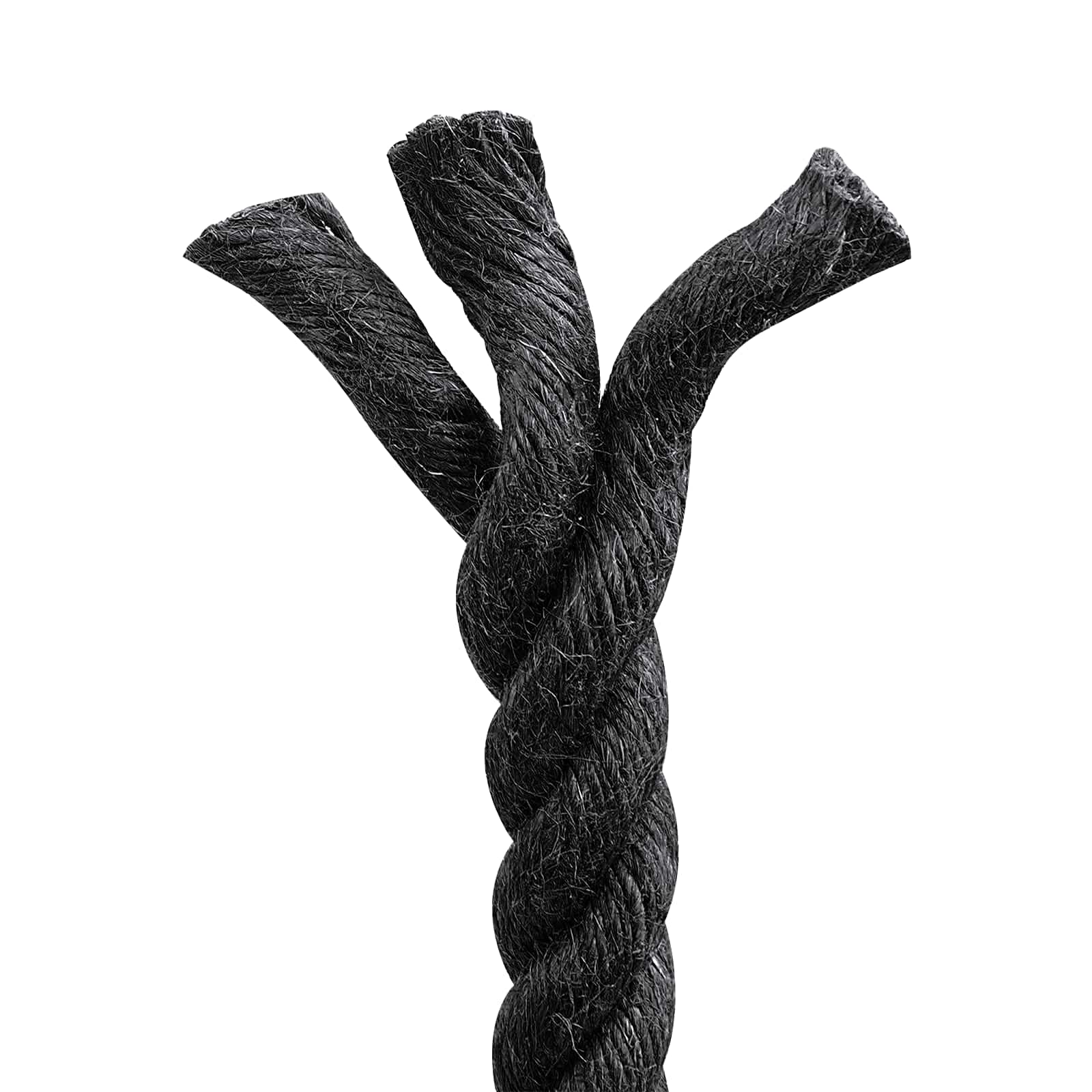 Juteseil 20 mm Schwarz 100% Tossa Jute