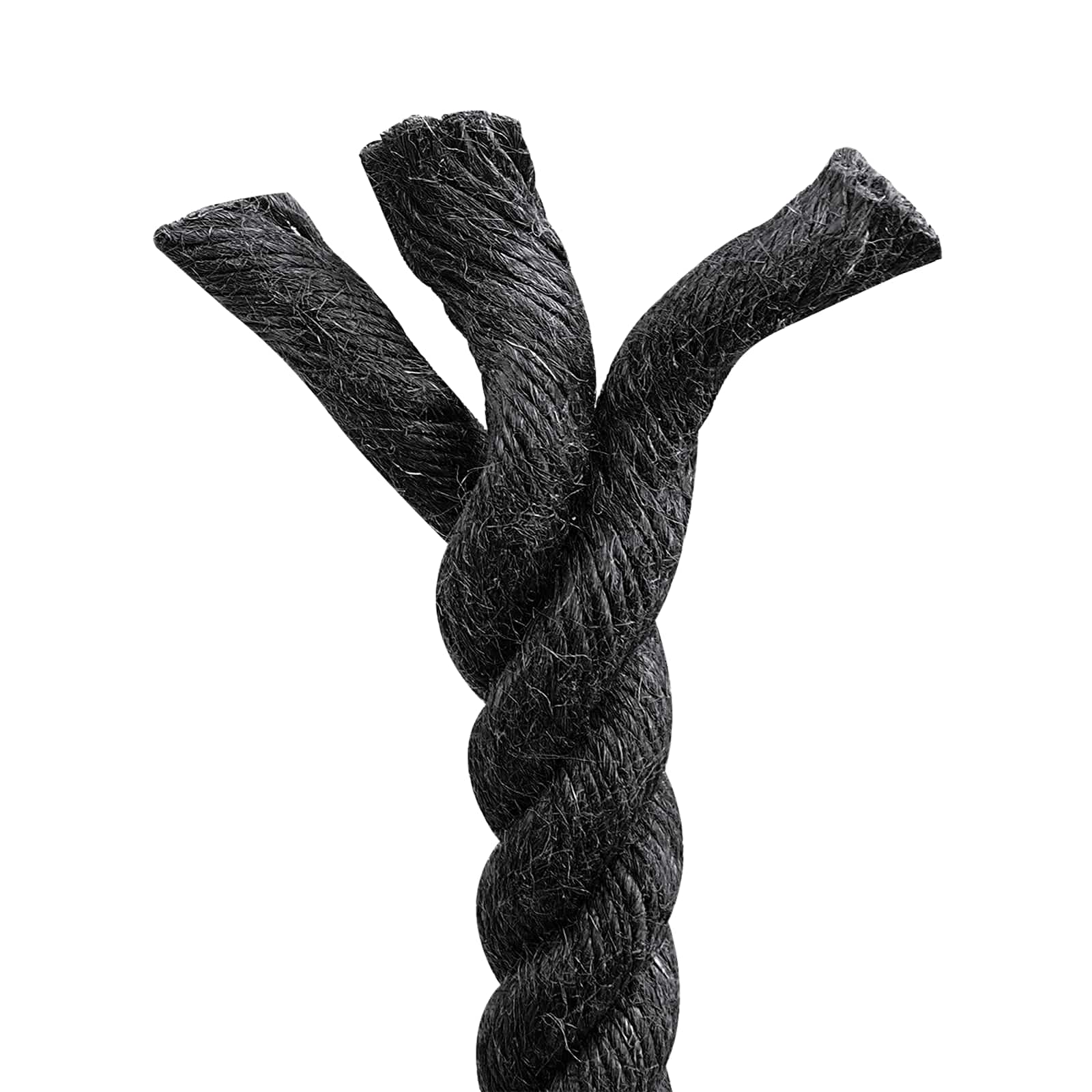 Juteseil 24 mm Schwarz 100% Tossa Jute