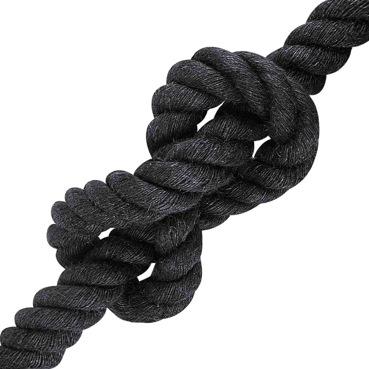 Juteseil 300 mm 10 m Schwarz 100% Tossa Jute