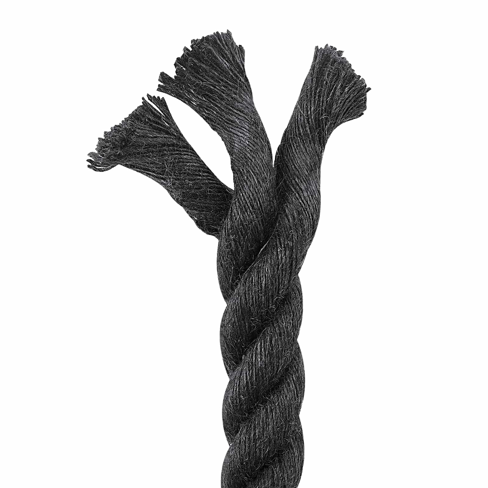 Juteseil 30 mm Schwarz 100% Tossa Jute