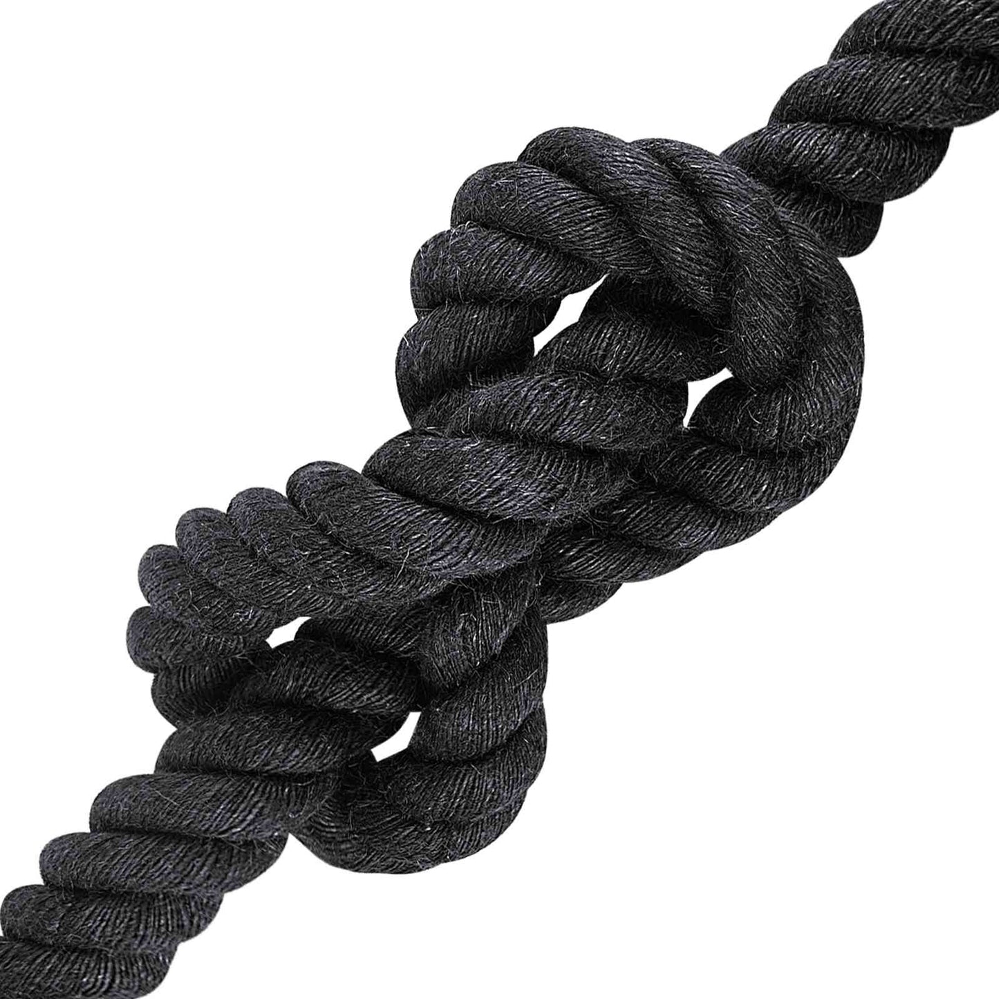 Juteseil 30 mm Schwarz 100% Tossa Jute