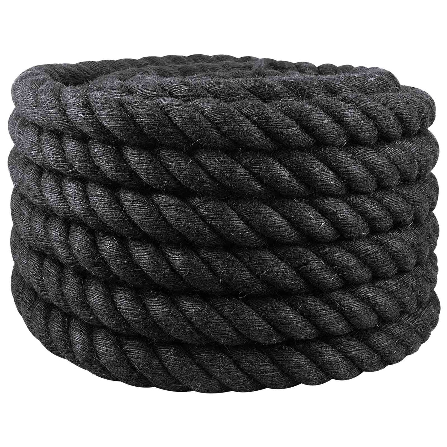 Juteseil 30 mm Schwarz 100% Tossa Jute