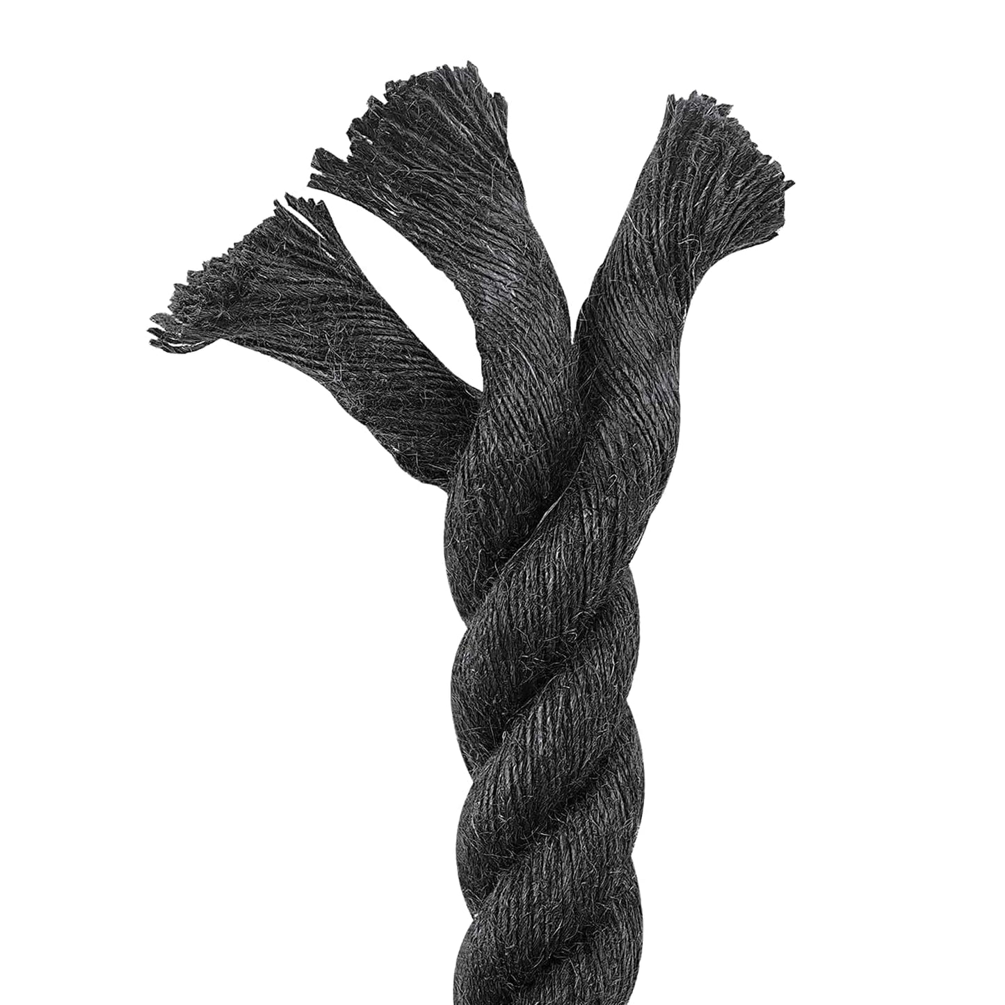 Juteseil 36 mm Schwarz 100% Tossa Jute