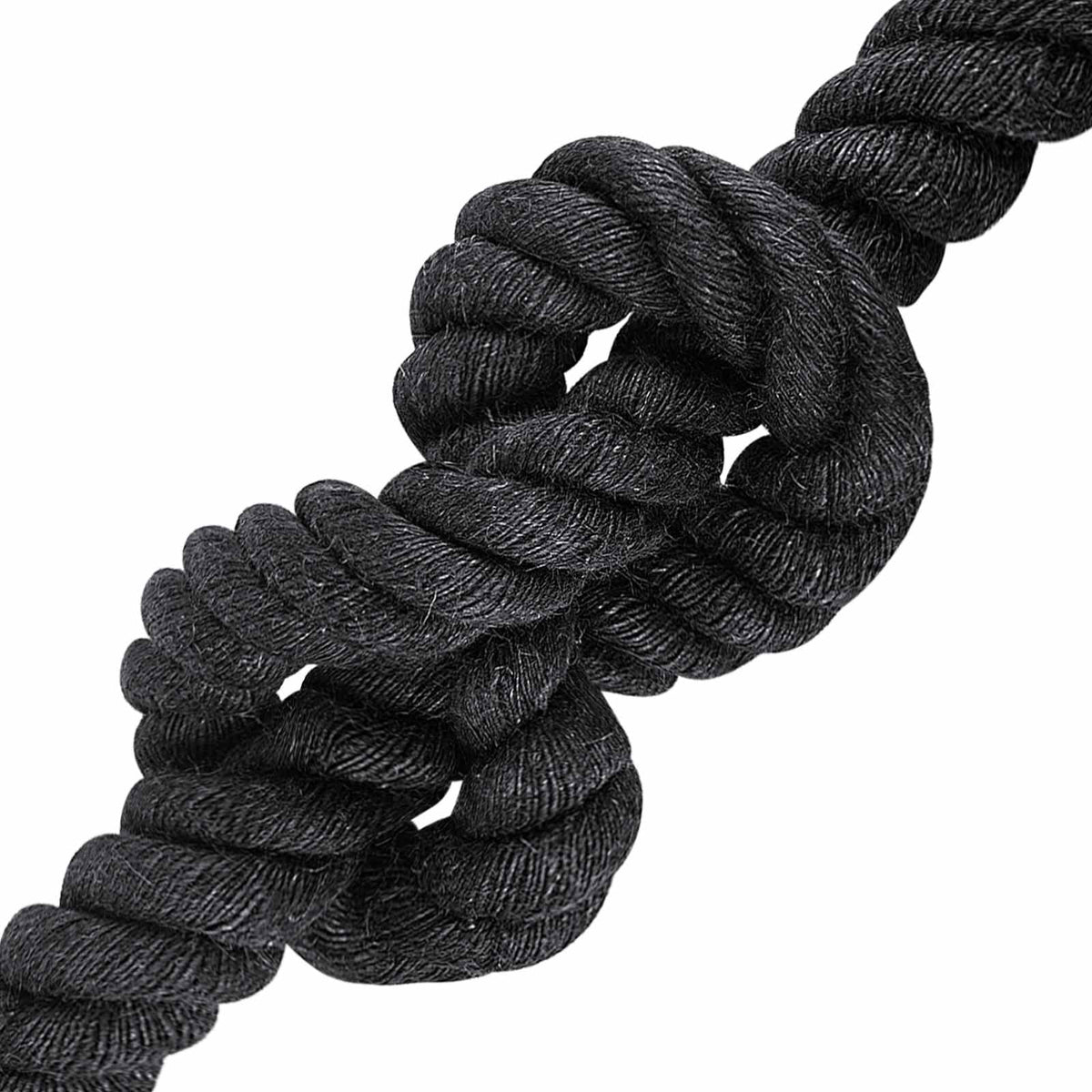 Juteseil 400 mm 5 m Schwarz 100% Tossa Jute