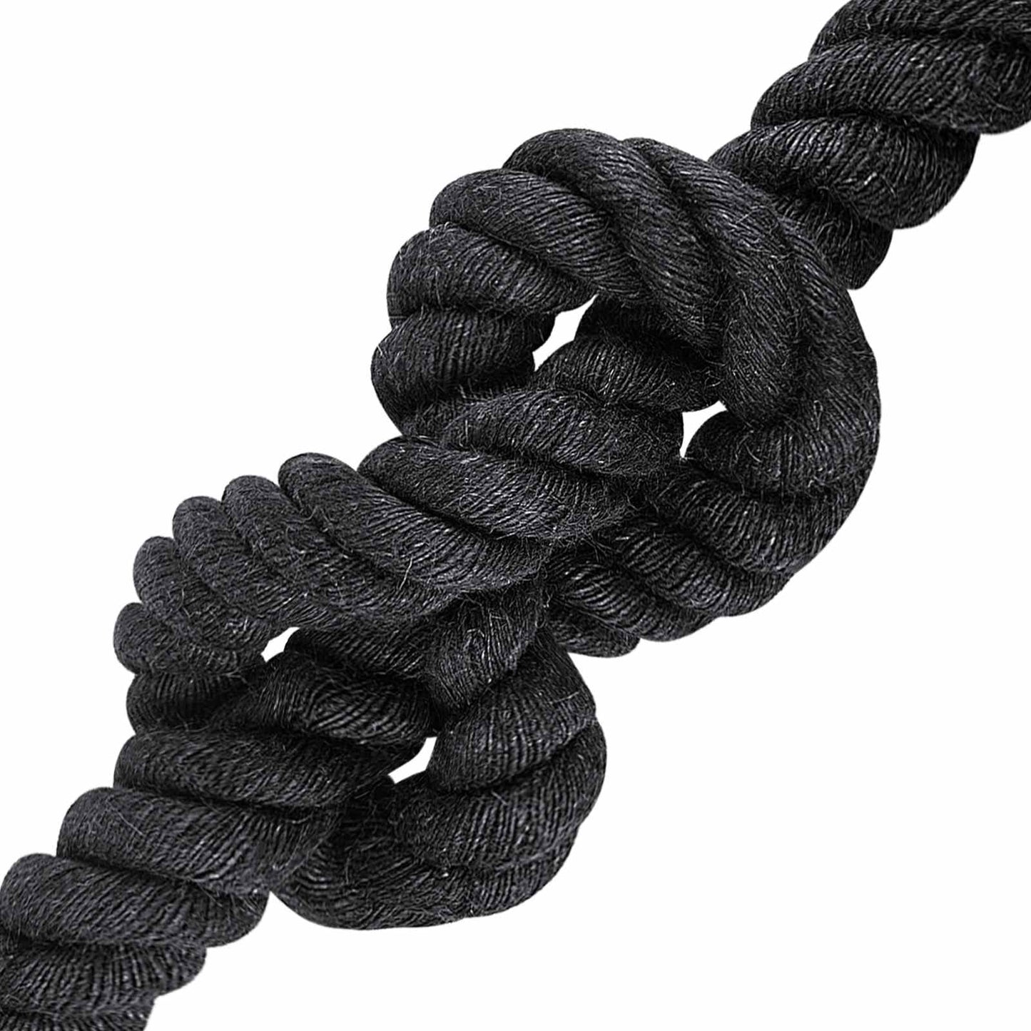 Juteseil 40 mm Schwarz 100% Tossa Jute