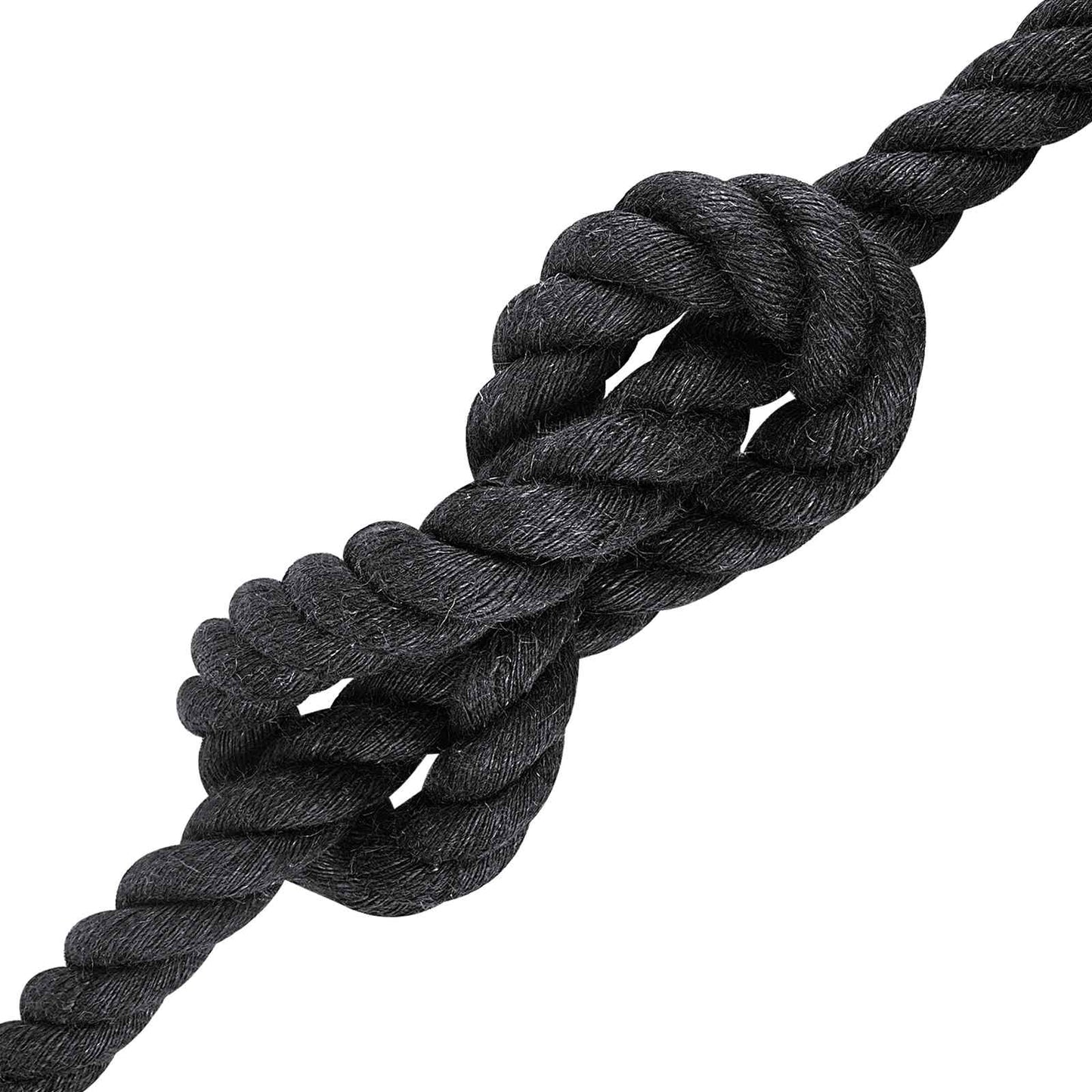 Juteseil 40 mm Schwarz 100% Tossa Jute