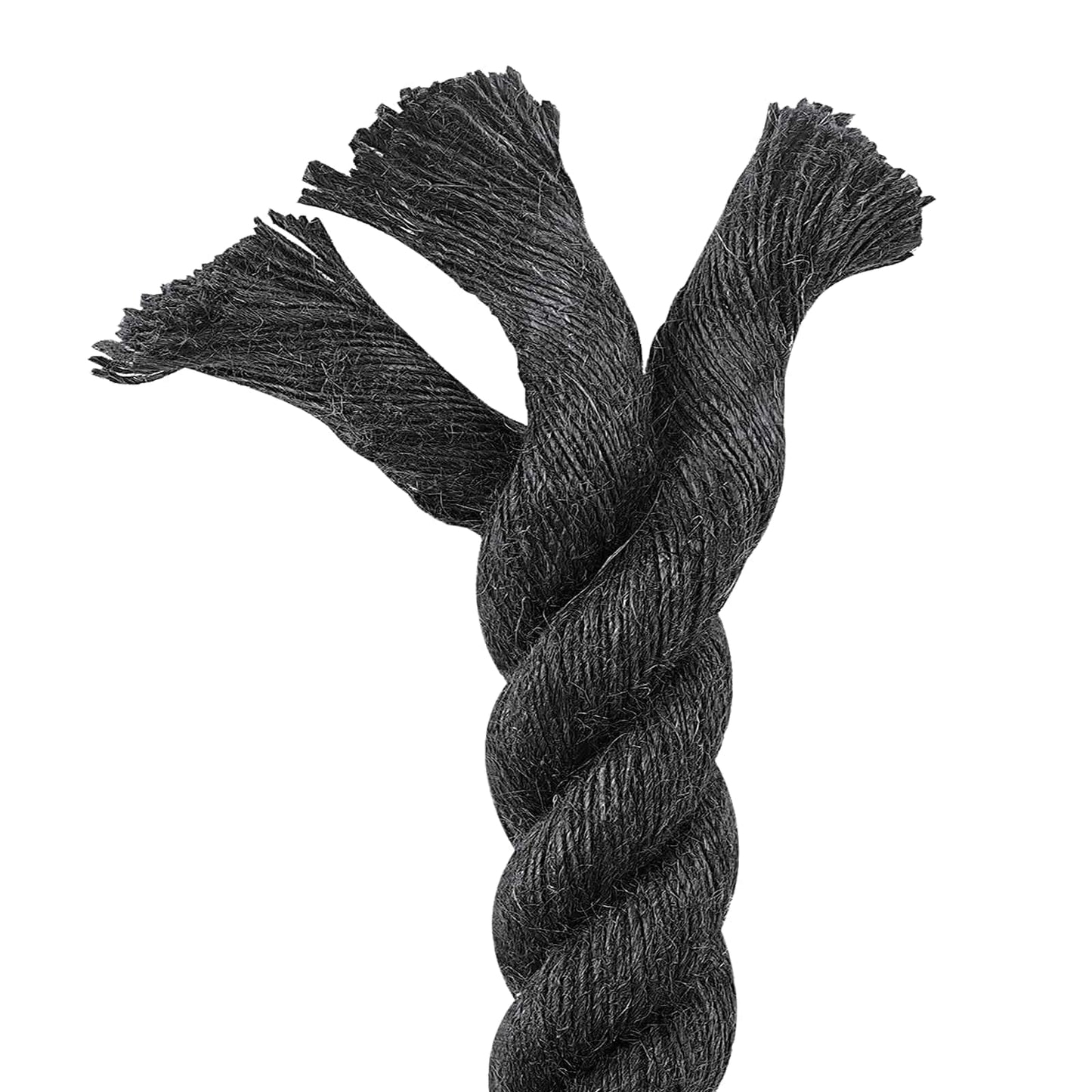 Juteseil 60 mm Schwarz 100% Tossa Jute