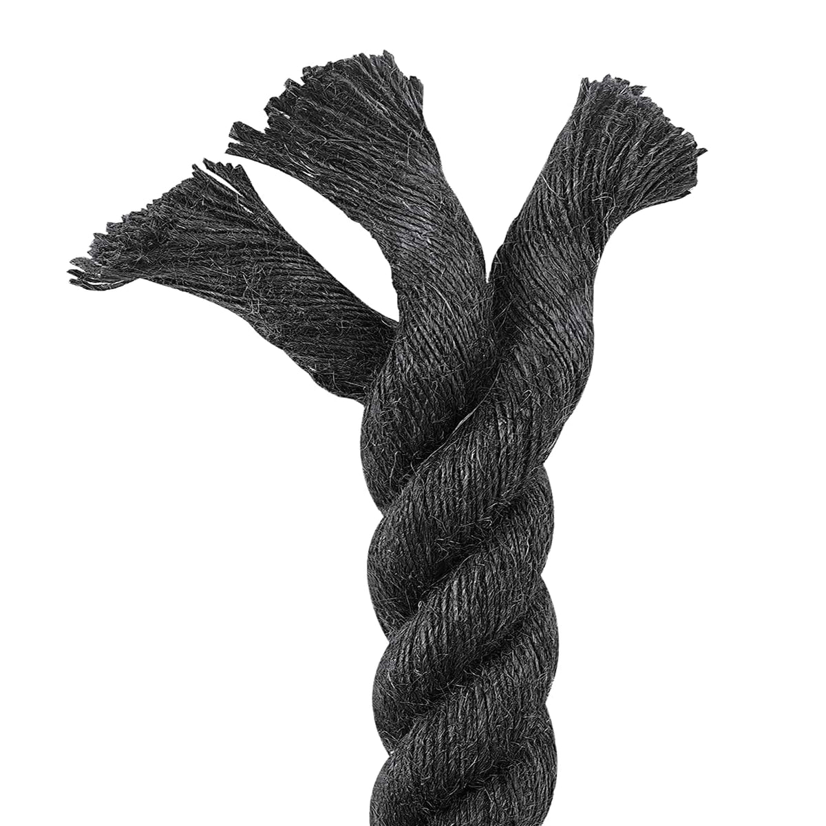 Juteseil 600 mm 10 m Schwarz 100% Tossa Jute