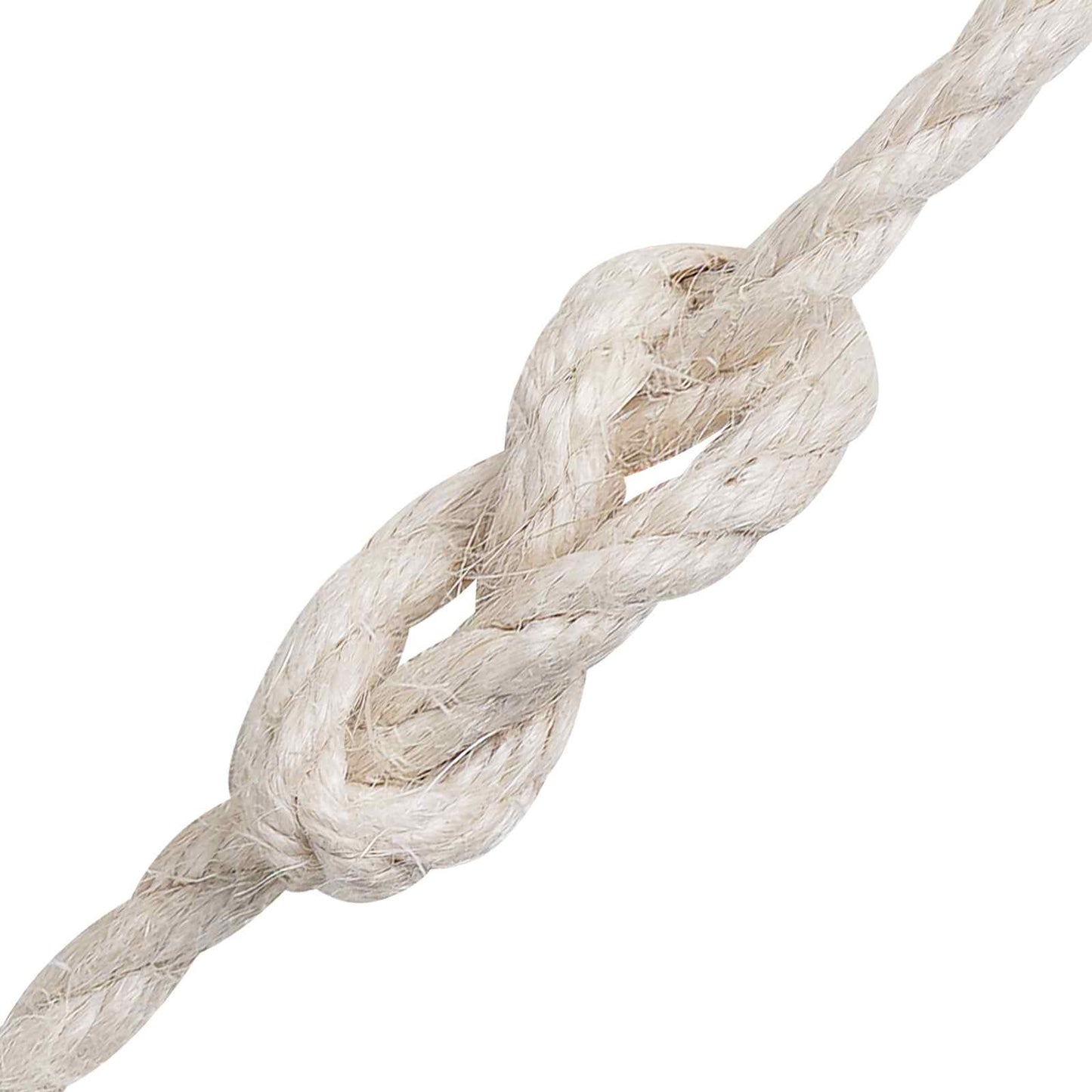 Juteschnur 10 stk. 2 mm Weiß 100% Tossa Jute