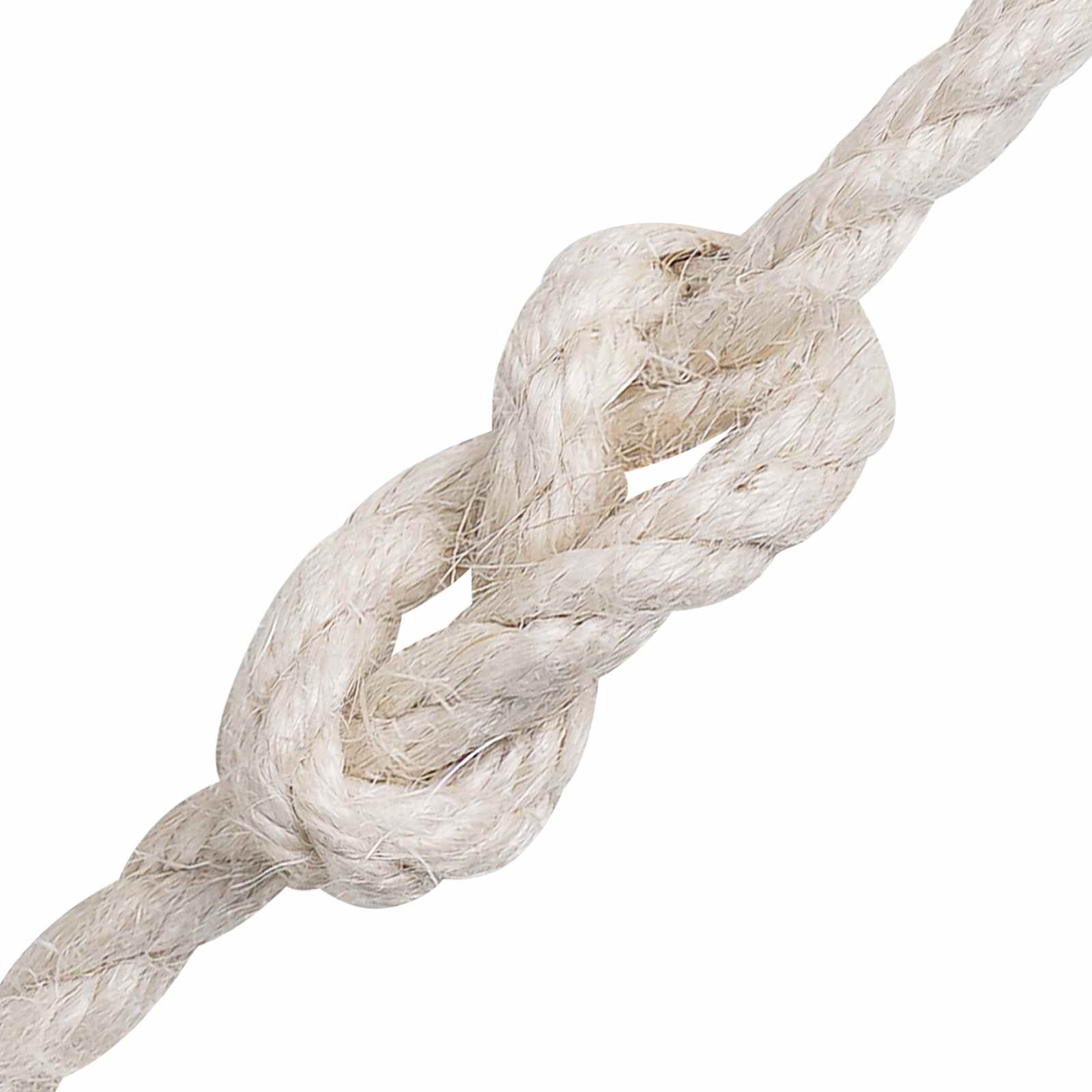 Juteschnur 4 mm Weiß 100% Tossa Jute