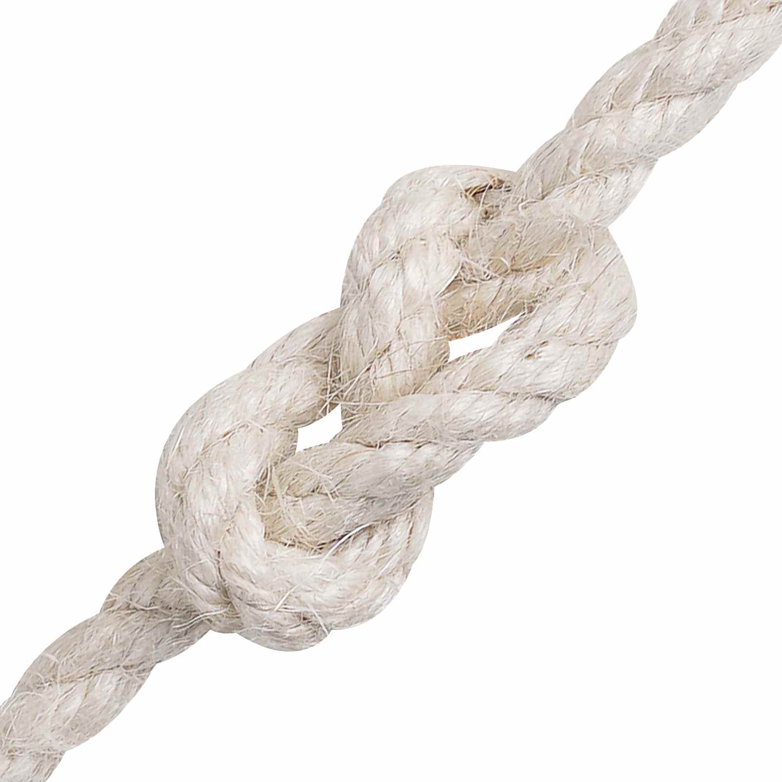 Juteseil 8 mm Weiß 100% Tossa Jute