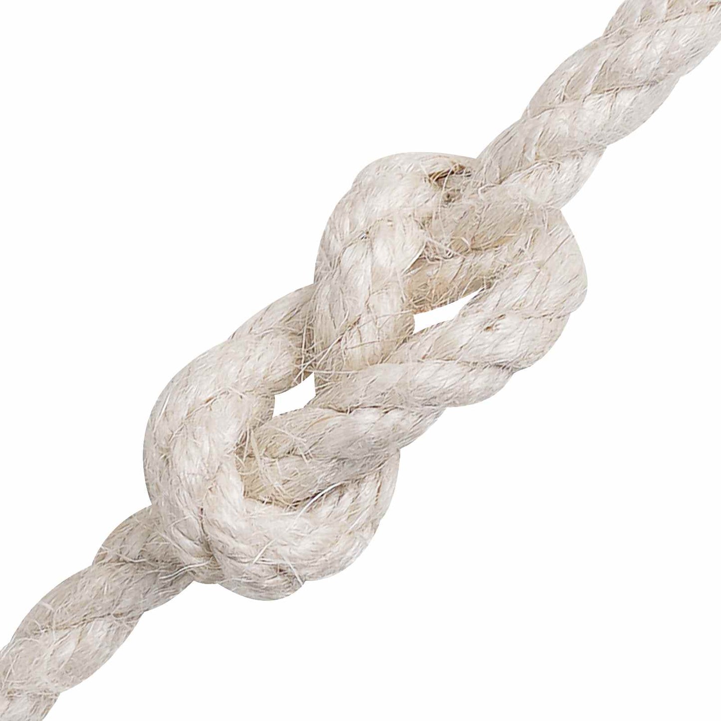 Juteseil 8 mm Weiß 100% Tossa Jute