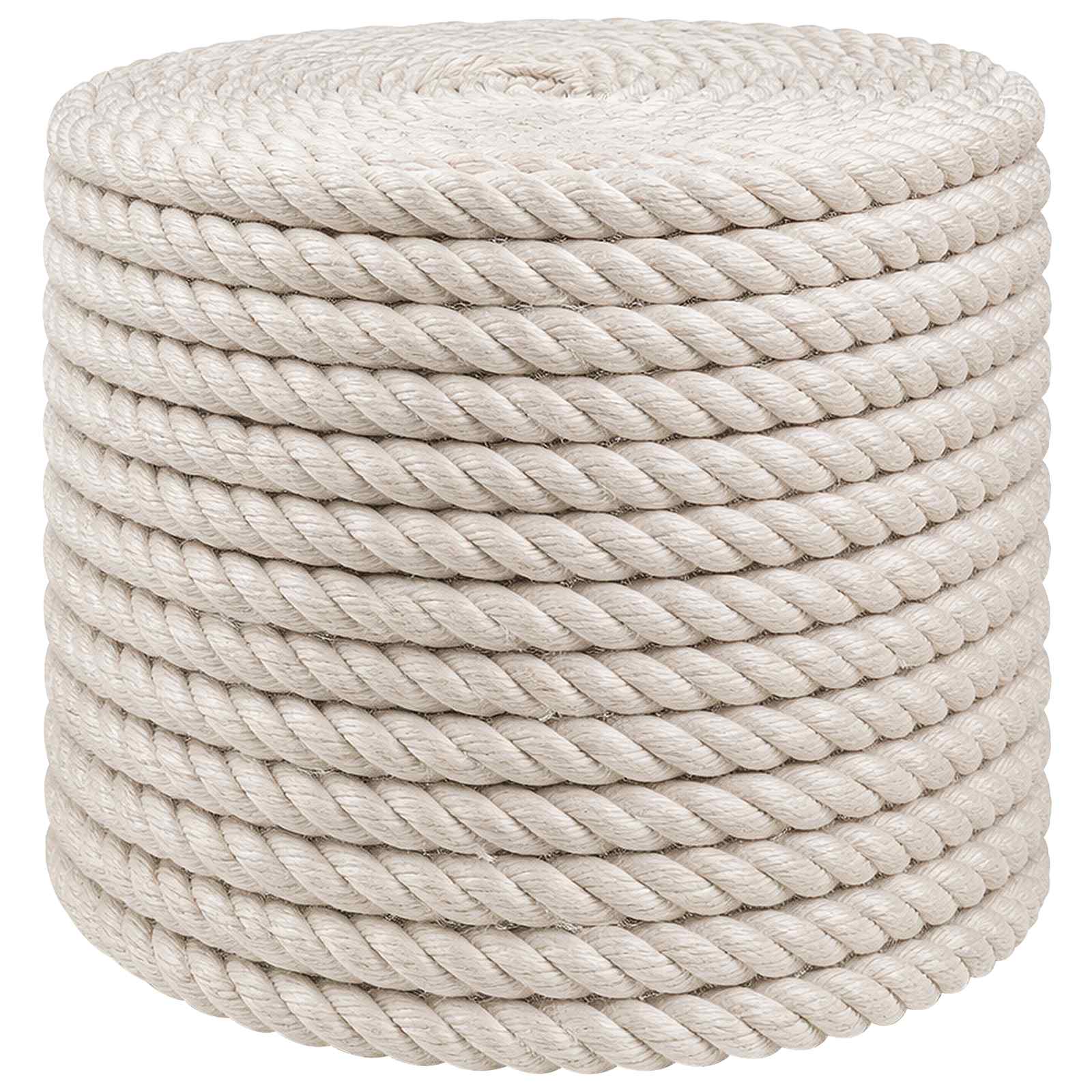 Juteseil 14 mm Weiß 100% Tossa Jute