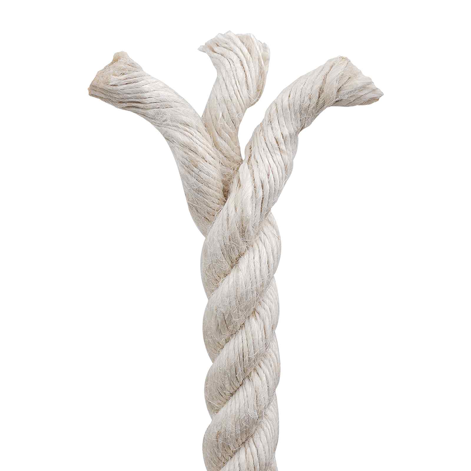 Juteseil 16 mm Weiß 100% Tossa Jute