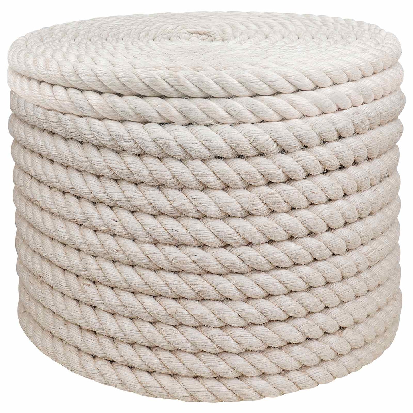 Juteseil 20 mm Weiß 100% Tossa Jute