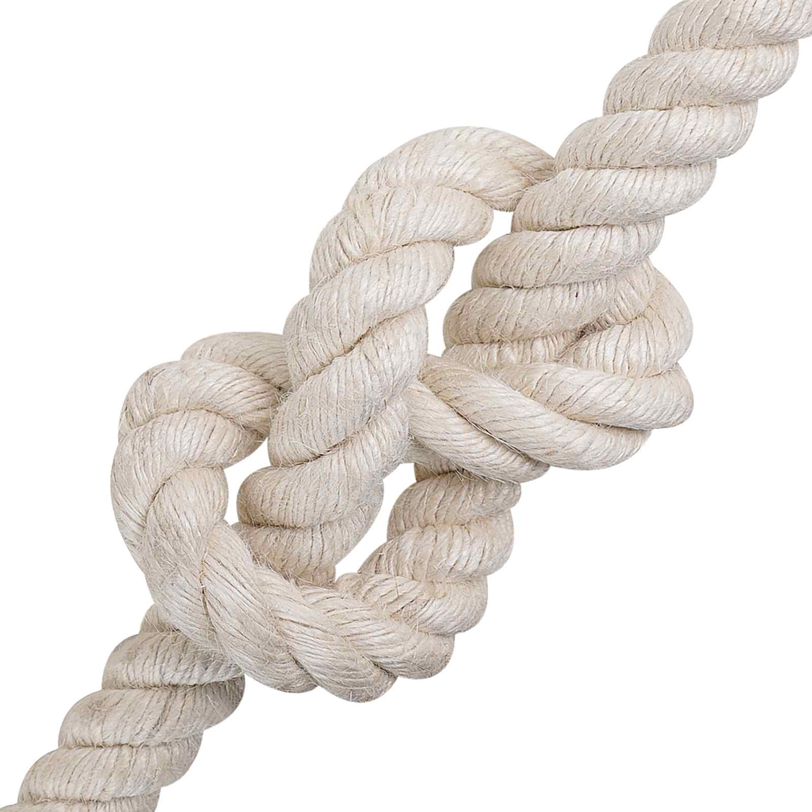 Juteseil 20 mm Weiß 100% Tossa Jute
