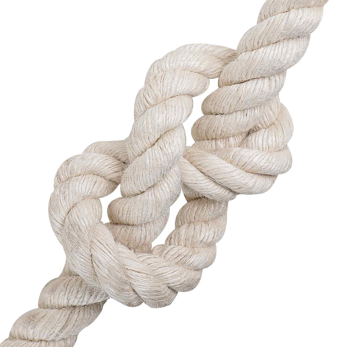 Juteseil 30 mm Weiß 100% Tossa Jute