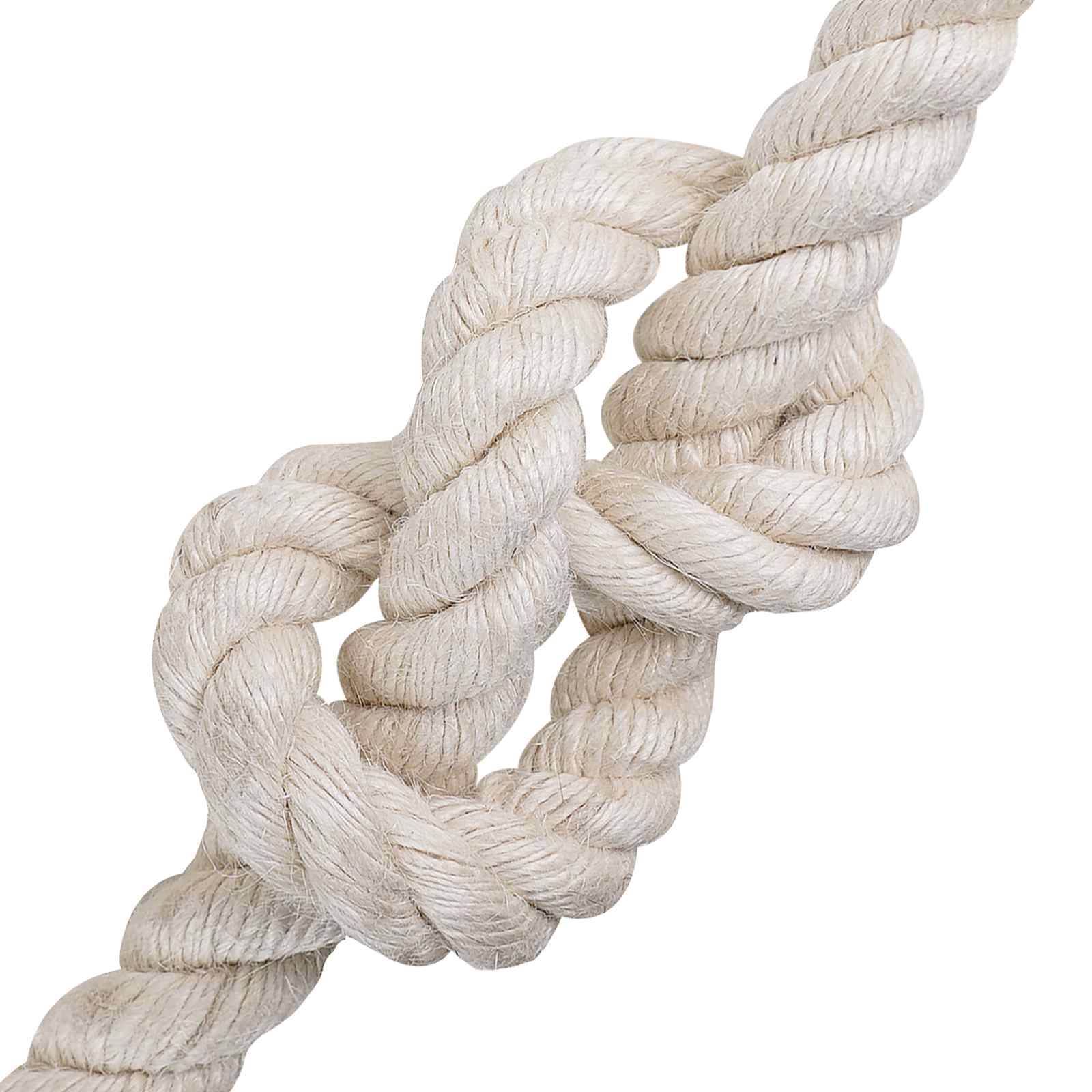 Juteseil 30 mm Weiß 100% Tossa Jute