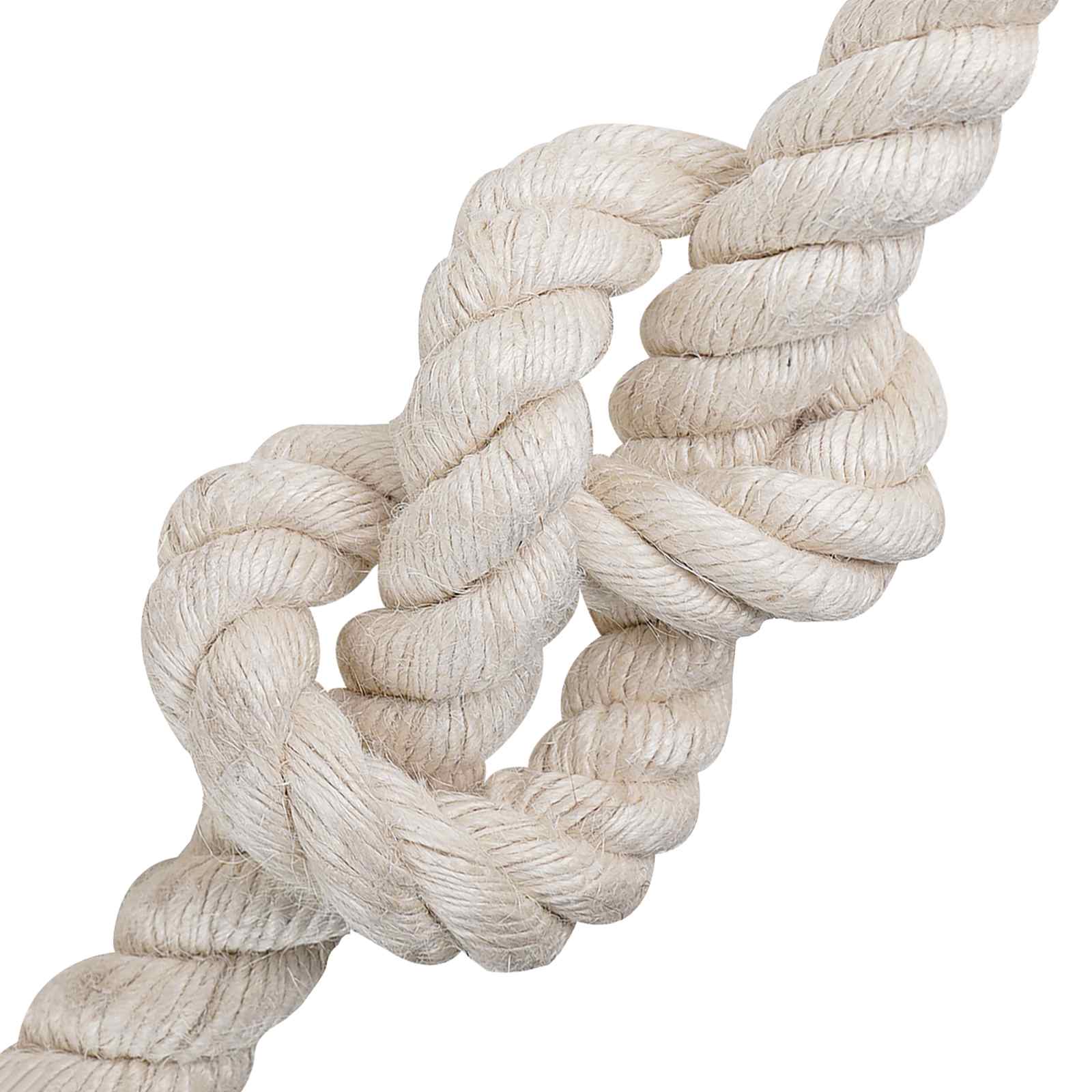 Juteseil 36 mm Weiß 100% Tossa Jute
