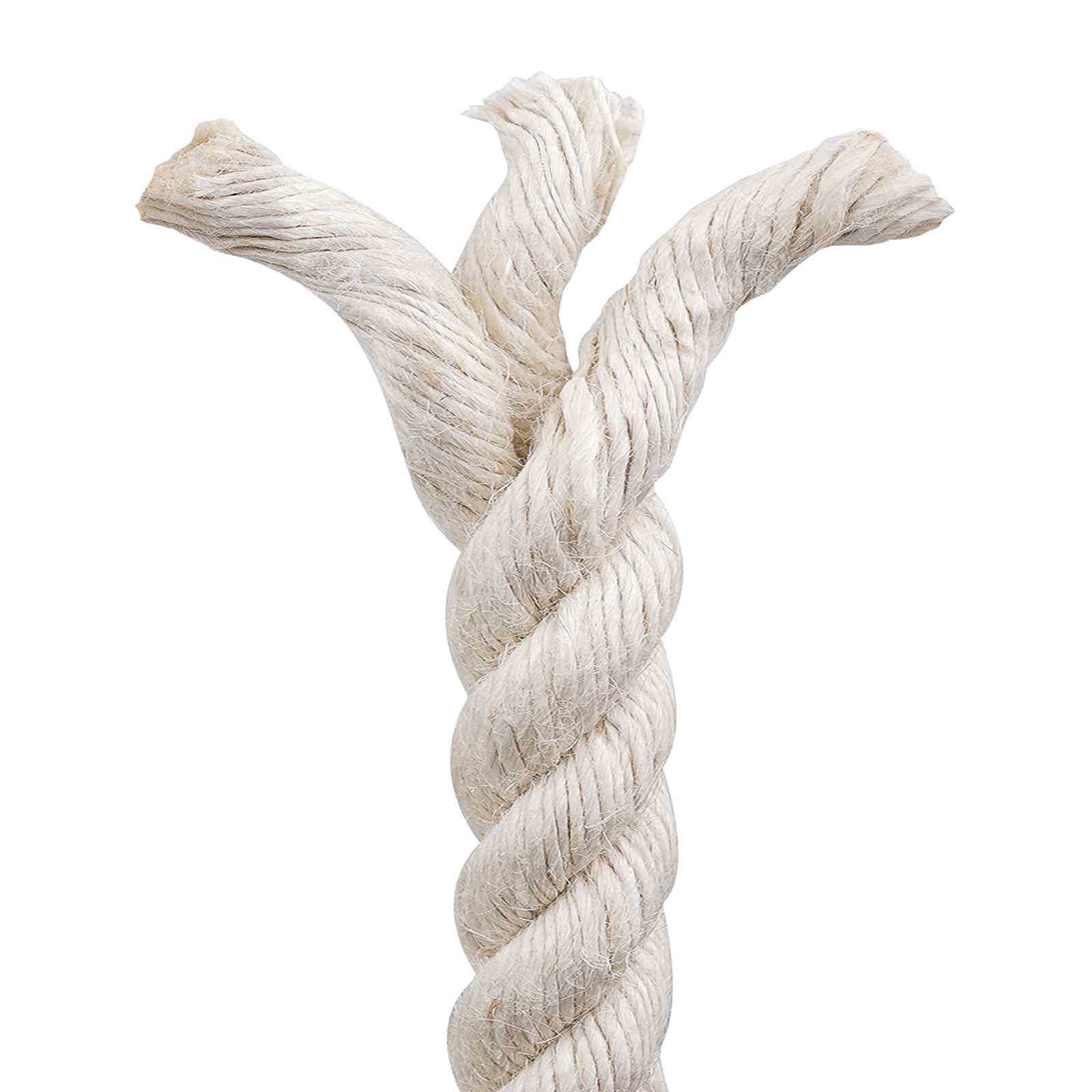 Juteseil 40 mm Weiß 100% Tossa Jute