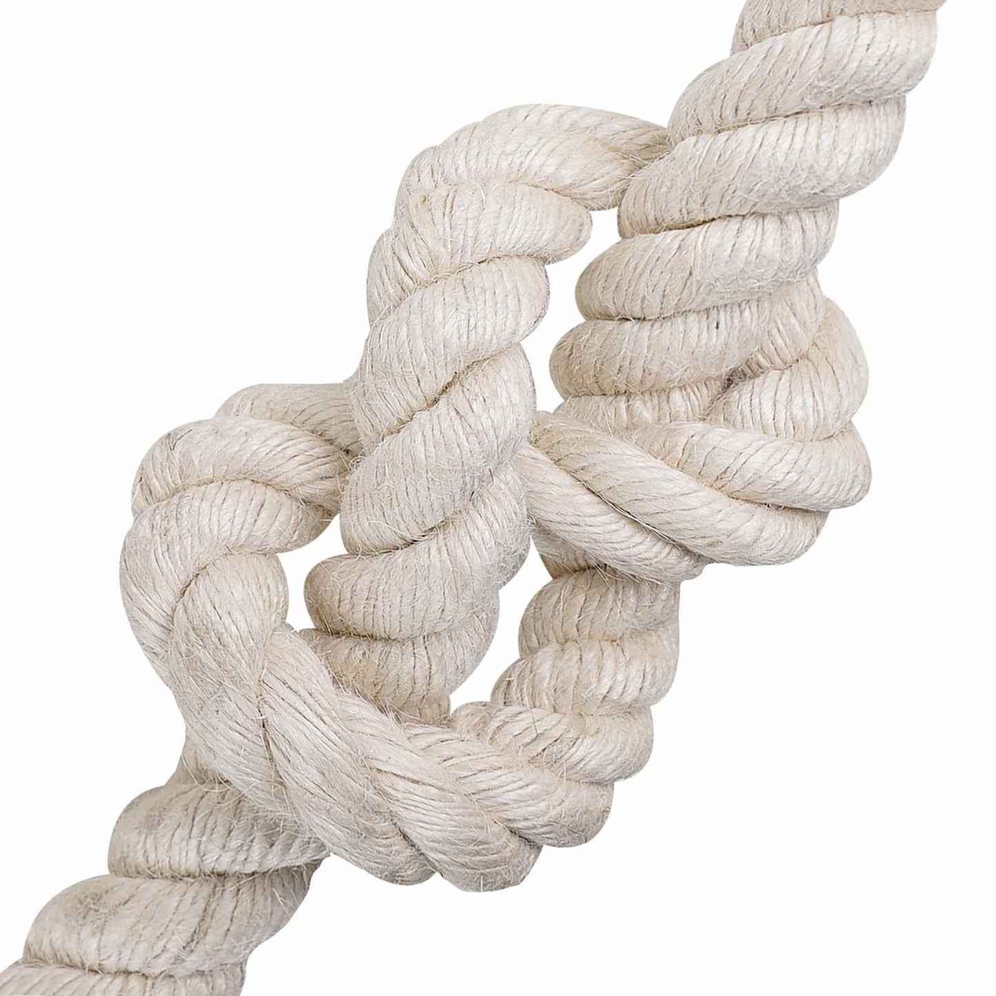 Juteseil 40 mm Weiß 100% Tossa Jute