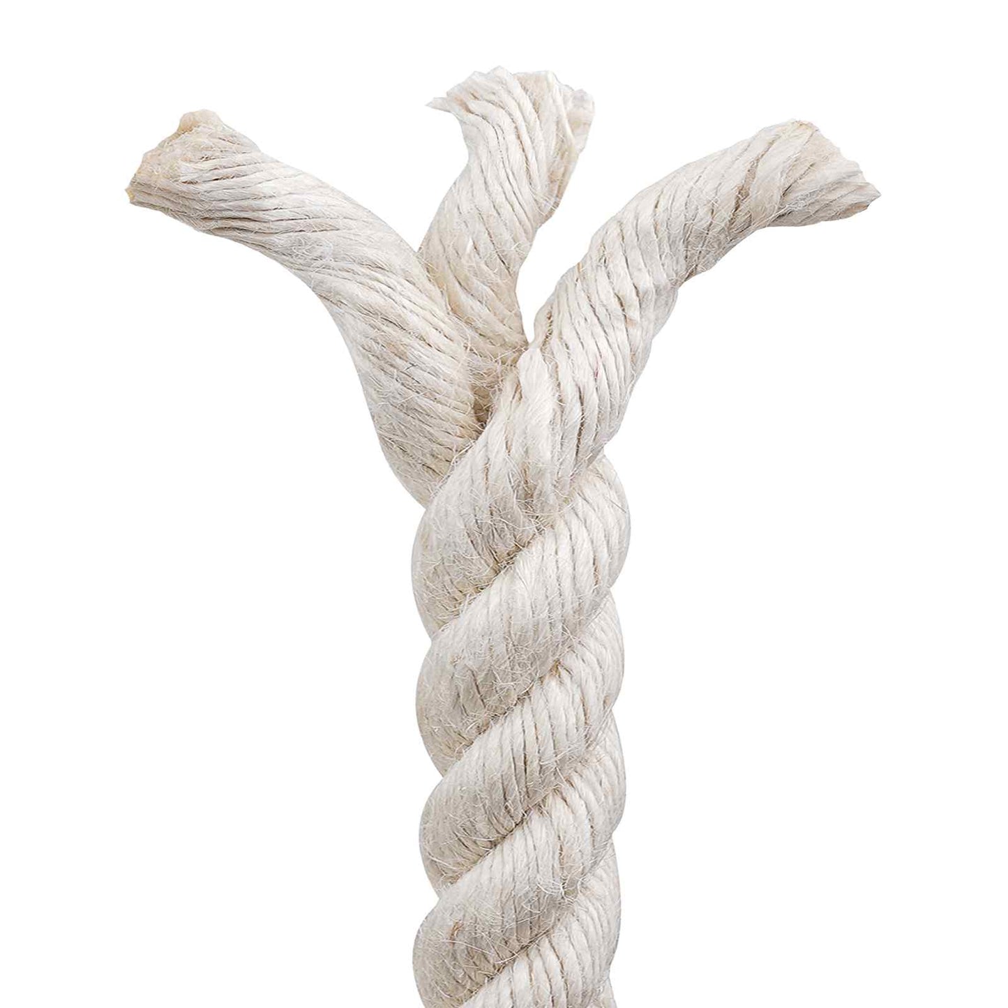 Juteseil 40 mm Weiß 100% Tossa Jute