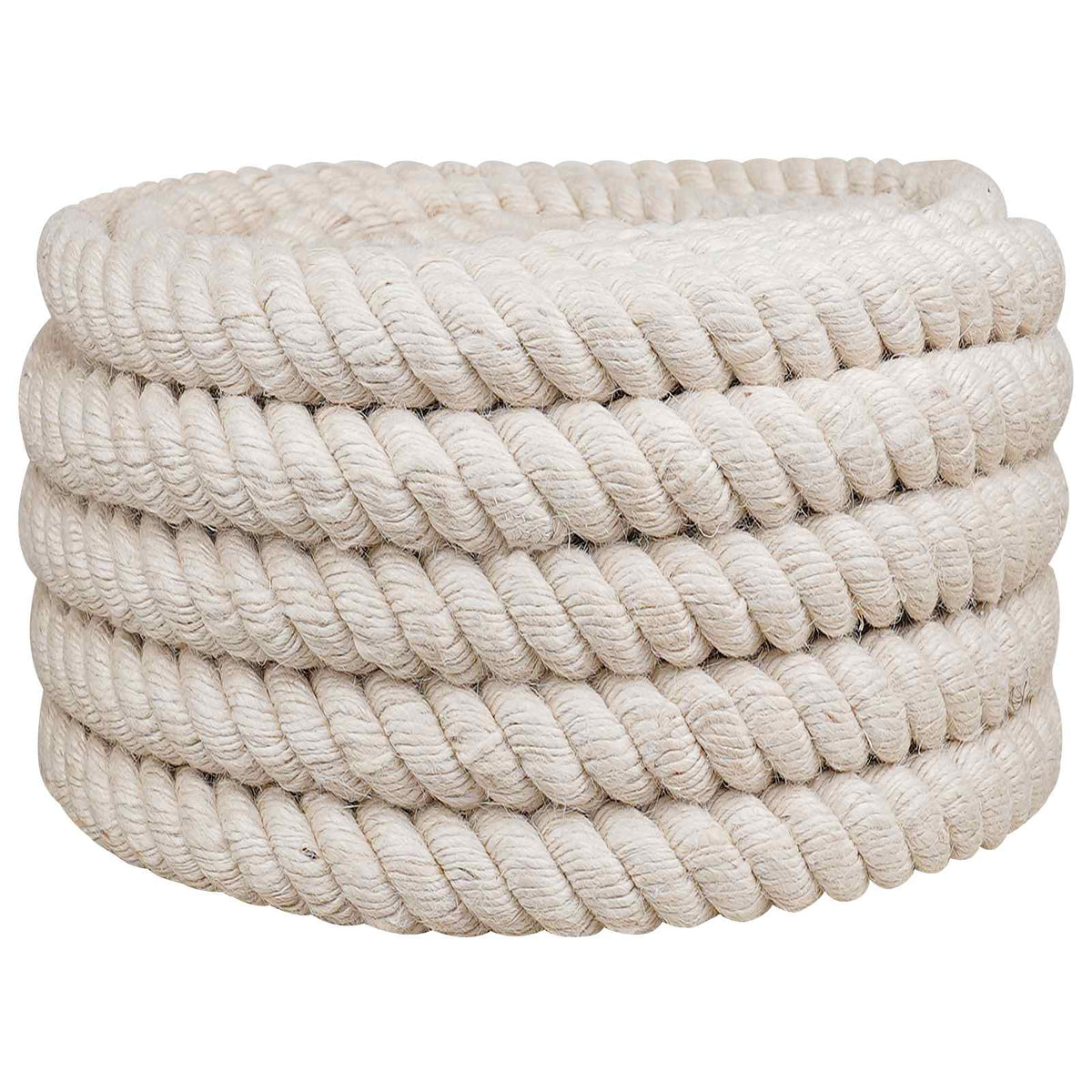 Juteseil 400 mm 10 m Weiß 100% Tossa Jute