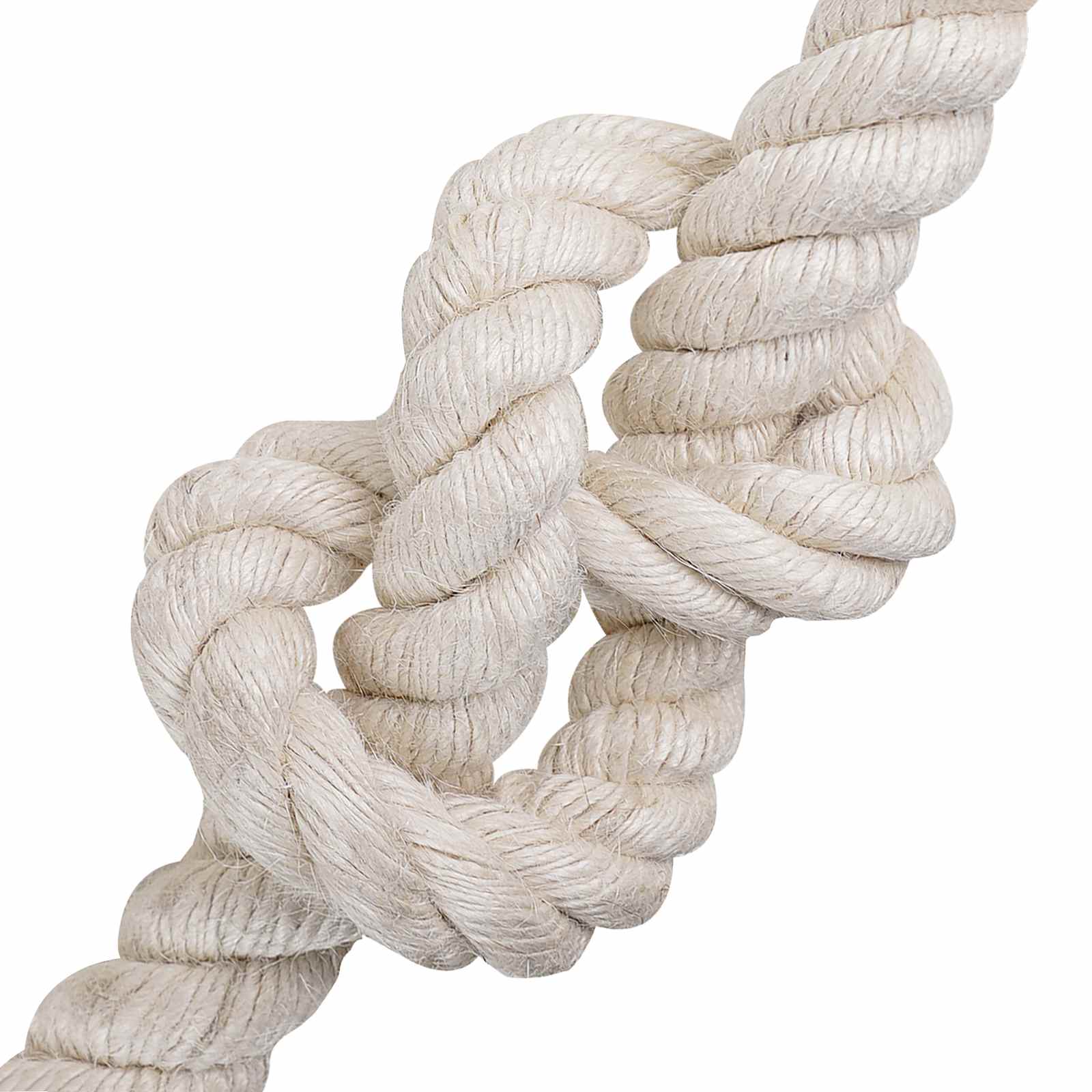 Juteseil 40 mm Weiß 100% Tossa Jute