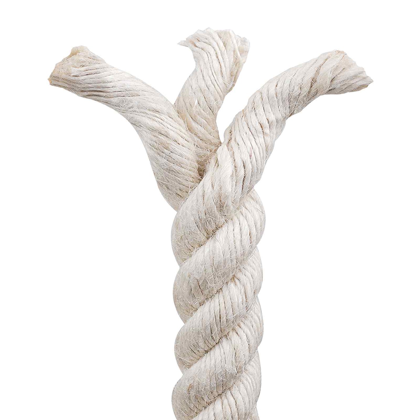 Juteseil 50 mm Weiß 100% Tossa Jute