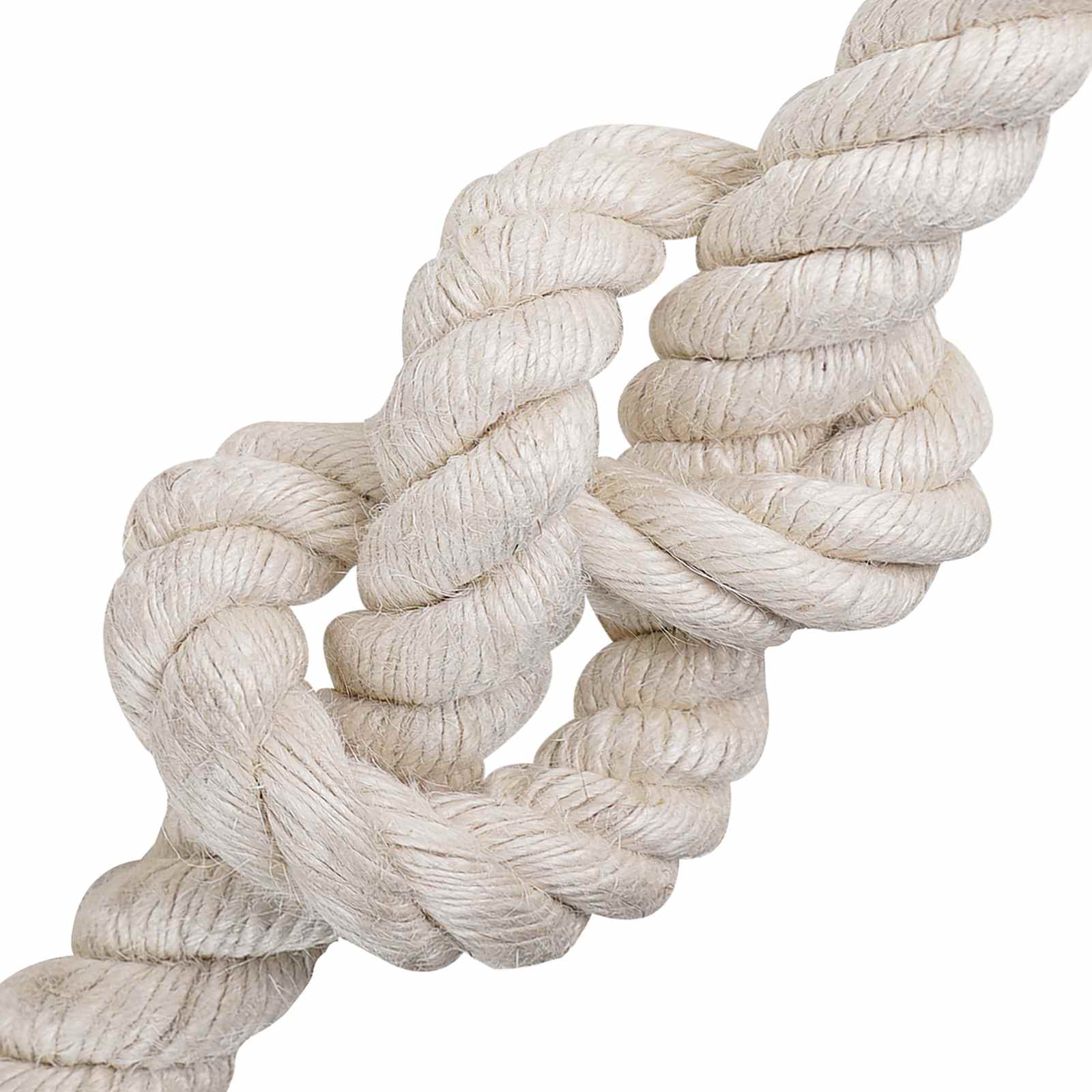 Juteseil 50 mm Weiß 100% Tossa Jute
