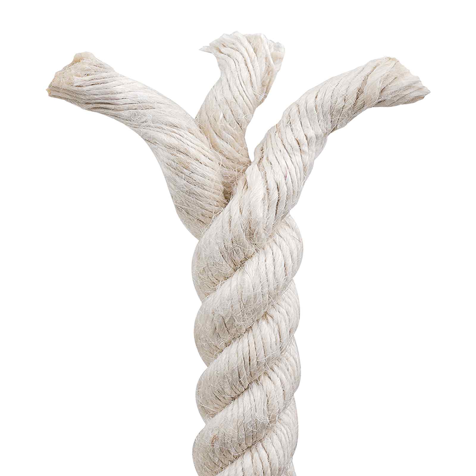Juteseil 60 mm Weiß 100% Tossa Jute