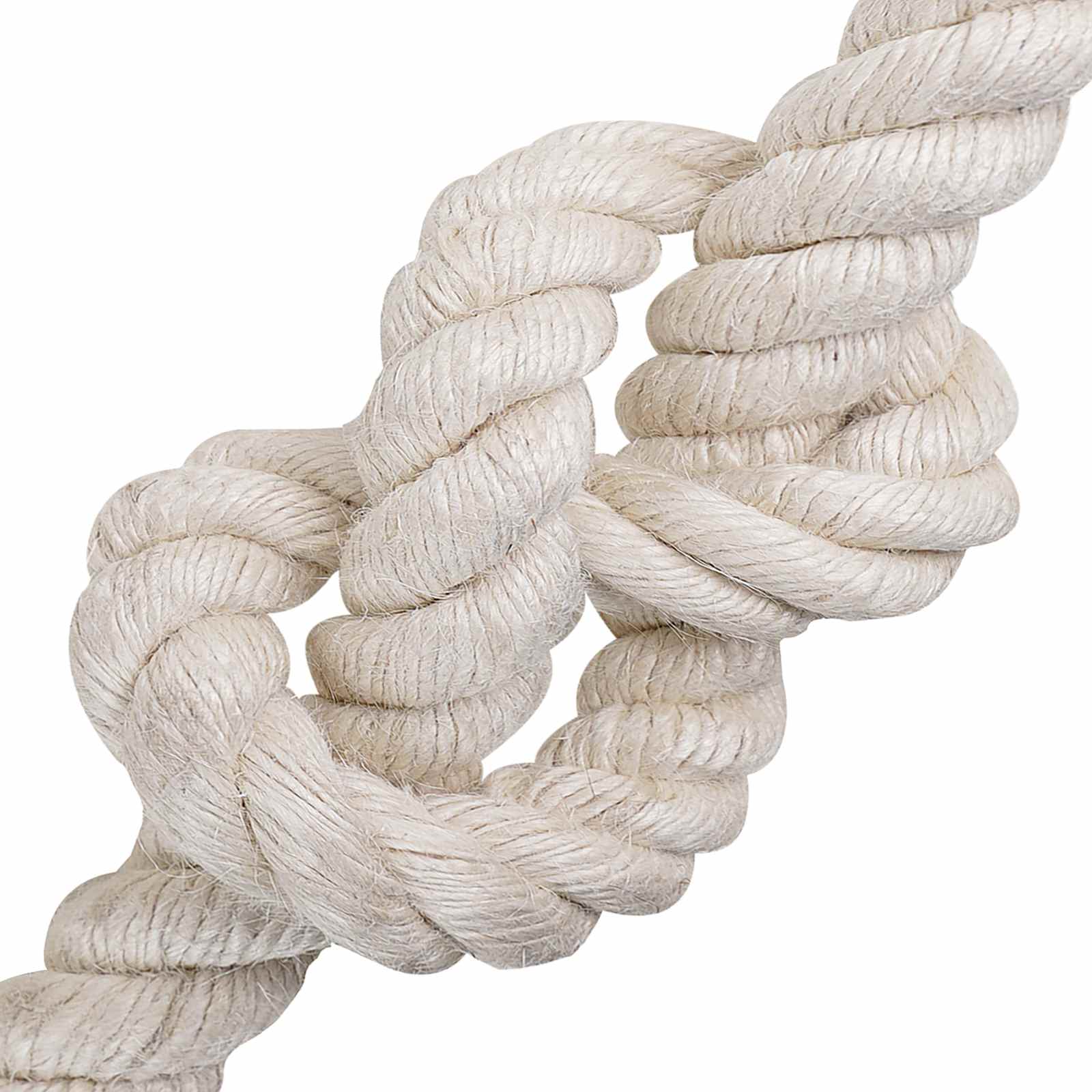 Juteseil 60 mm Weiß 100% Tossa Jute