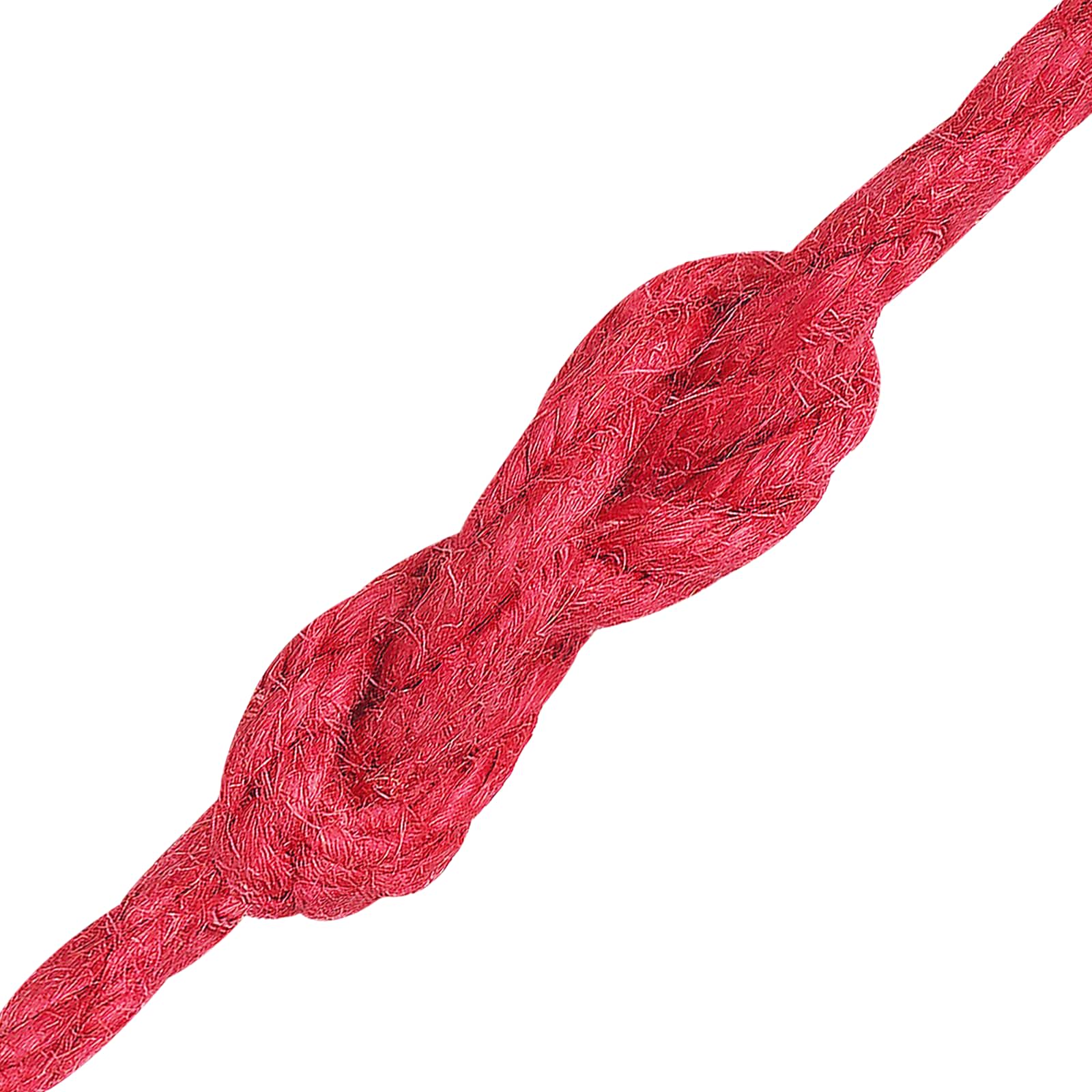 10 stk. 2 mm Rot 100% Tossa Jute