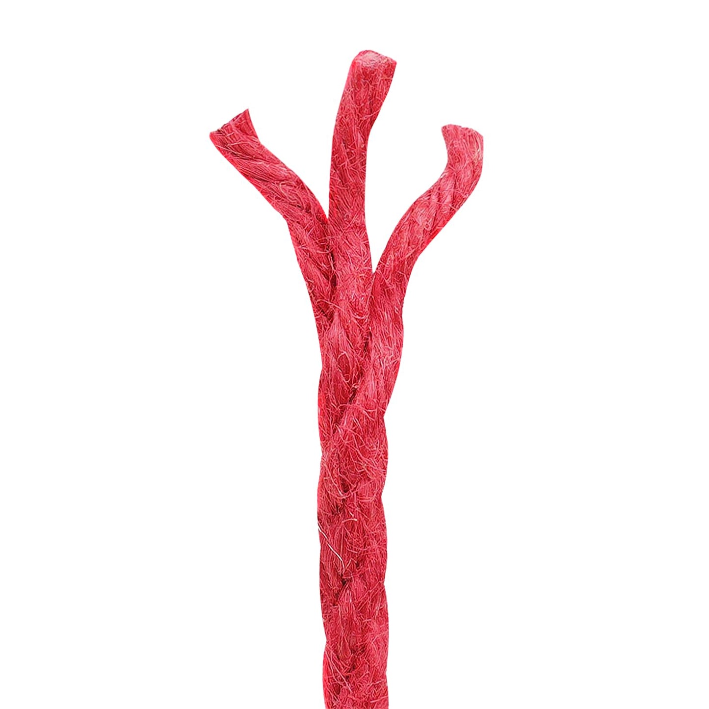10 stk. 2 mm Rot 100% Tossa Jute