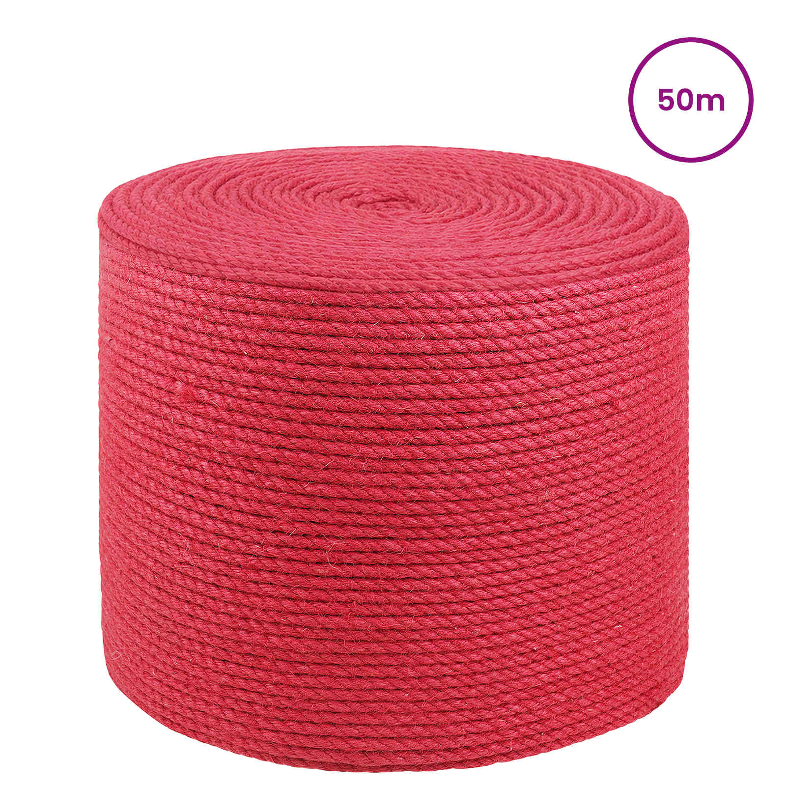 4 mm Rot 100% Tossa Jute