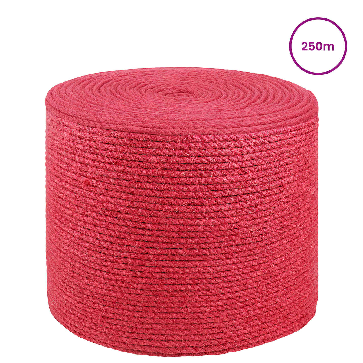 4 mm Rot 100% Tossa Jute