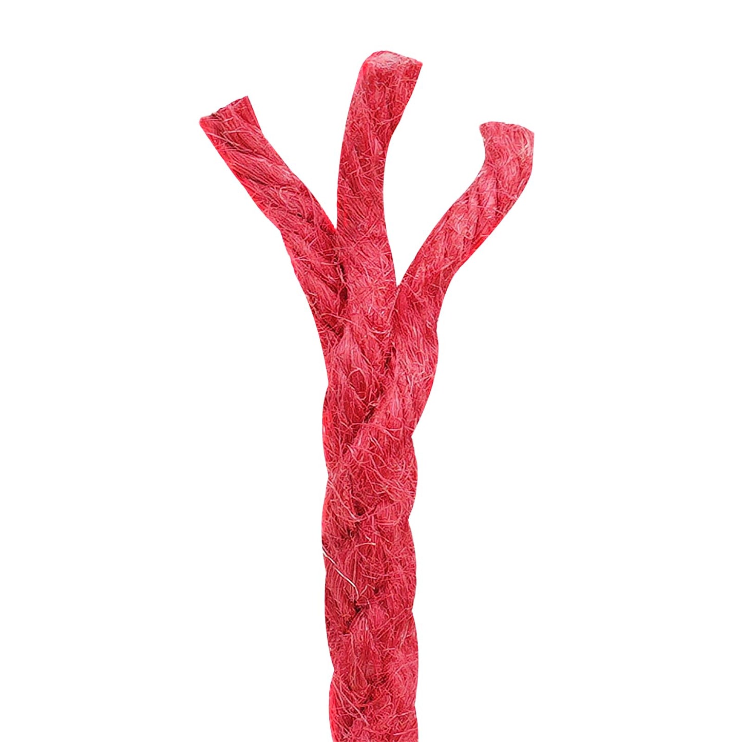 Juteseil 6 mm Rot 100% Tossa Jute