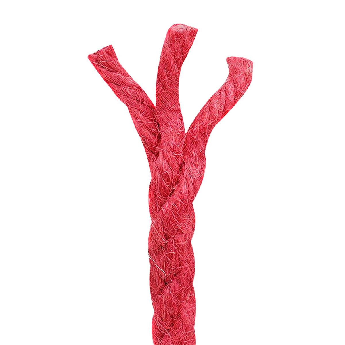 Juteseil 8 mm Rot 100% Tossa Jute