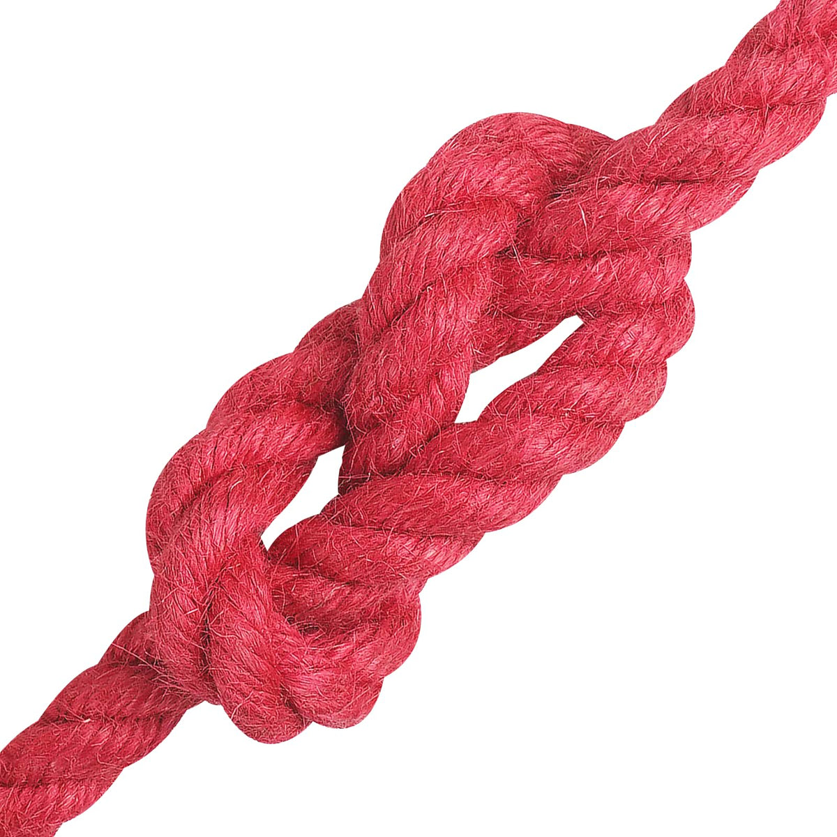 Juteseil 10 mm Rot 100% Tossa Jute