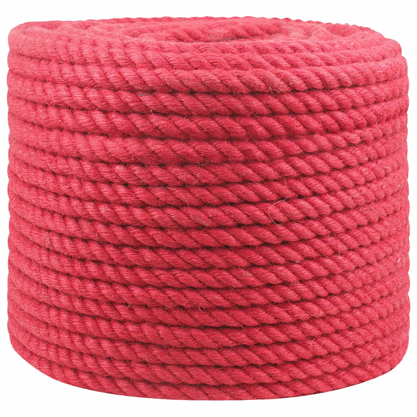 Juteseil 10 mm Rot 100% Tossa Jute