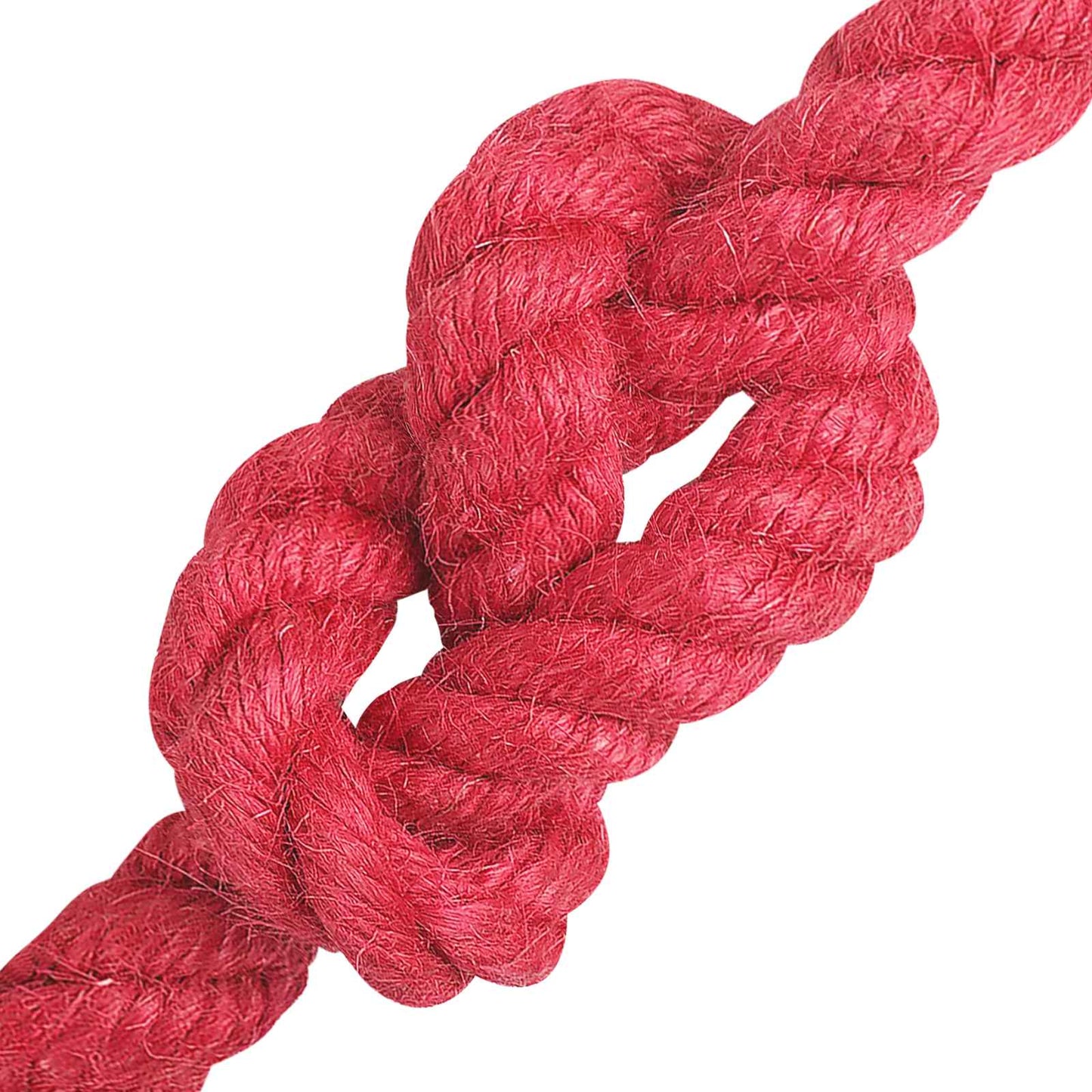 Juteseil 14 mm Rot 100% Tossa Jute