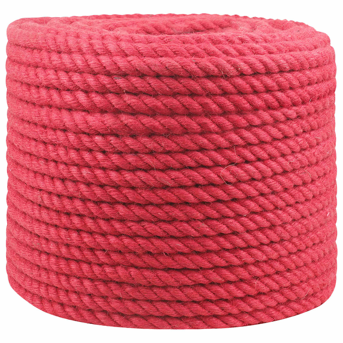 Juteseil 14 mm Rot 100% Tossa Jute