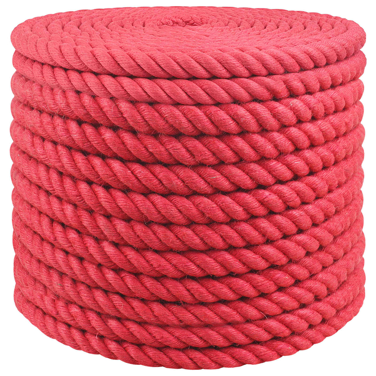 Juteseil 16 mm Rot 100% Tossa Jute