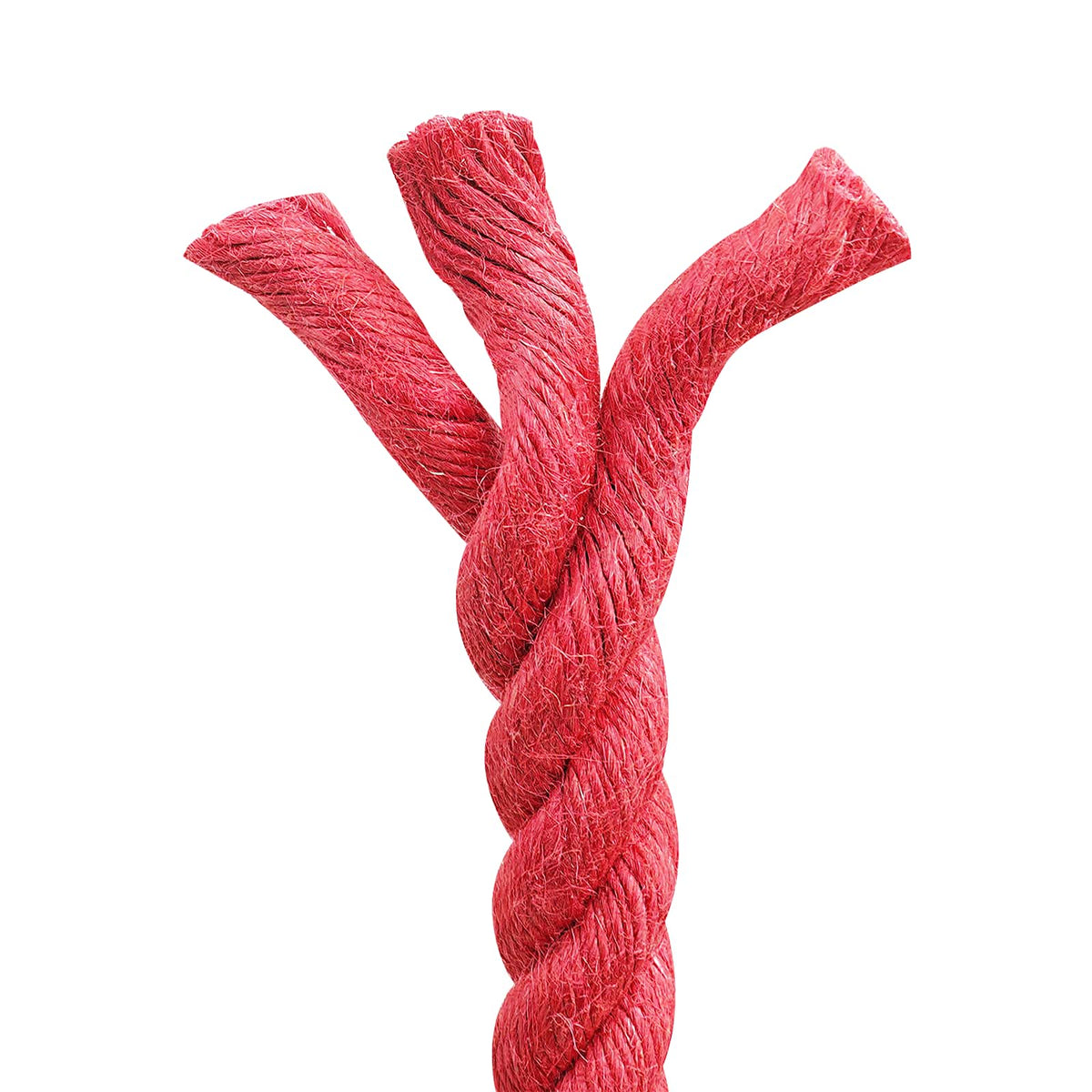Juteseil 20 mm Rot 100% Tossa Jute