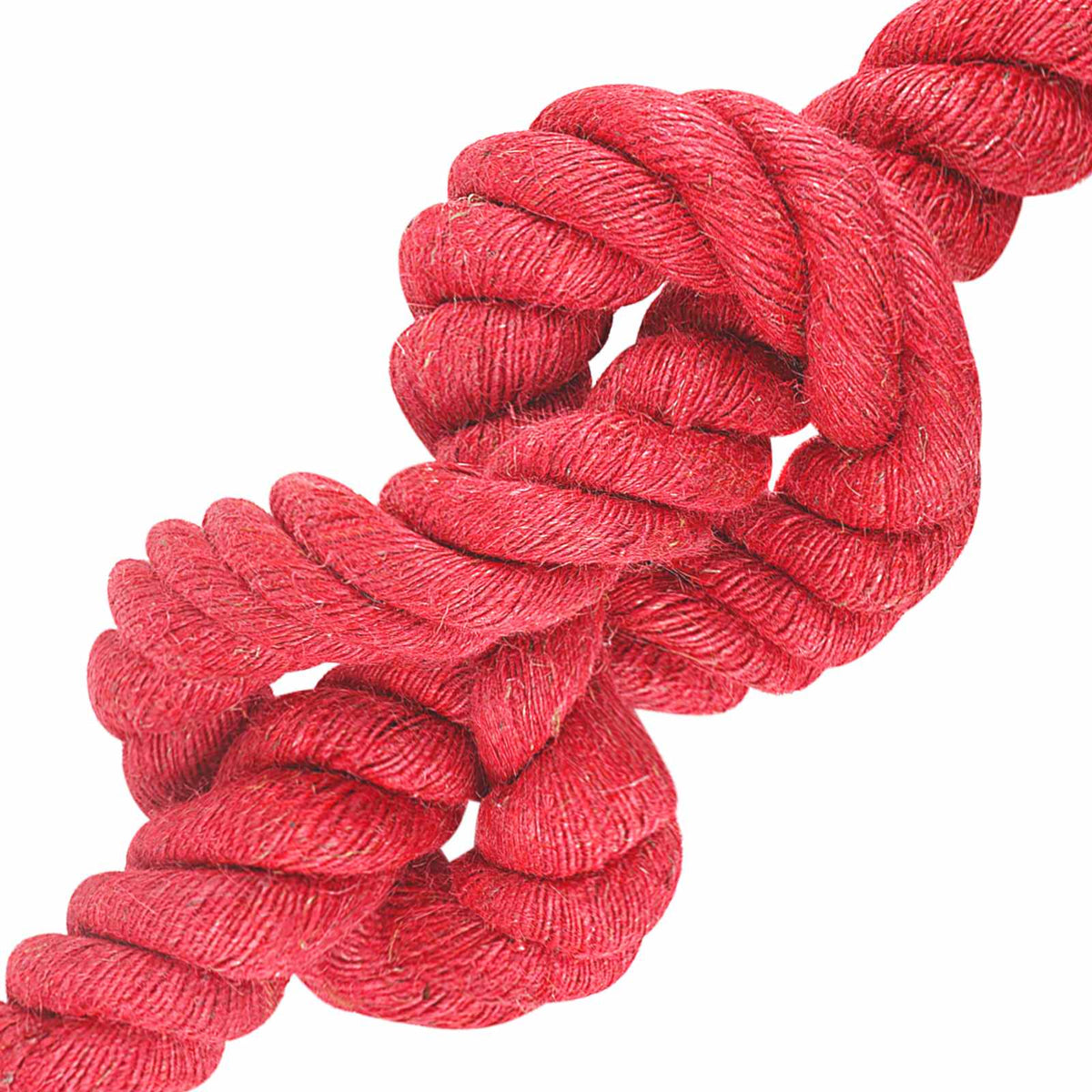 Juteseil 50 mm Rot 100% Tossa Jute