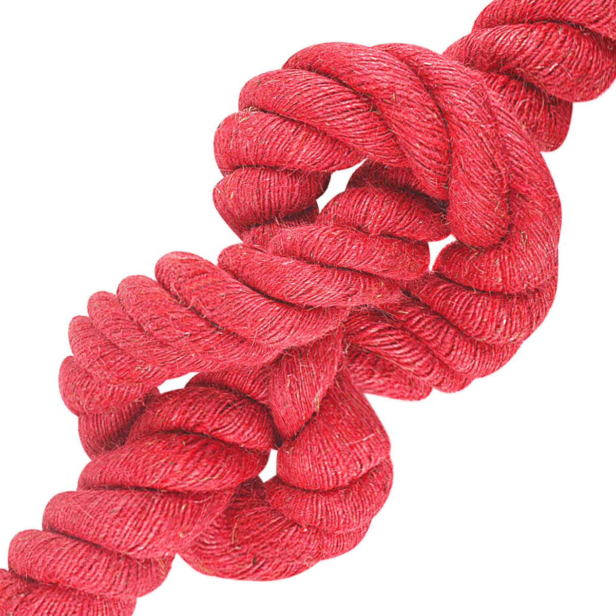 Juteseil 60 mm Rot 100% Tossa Jute