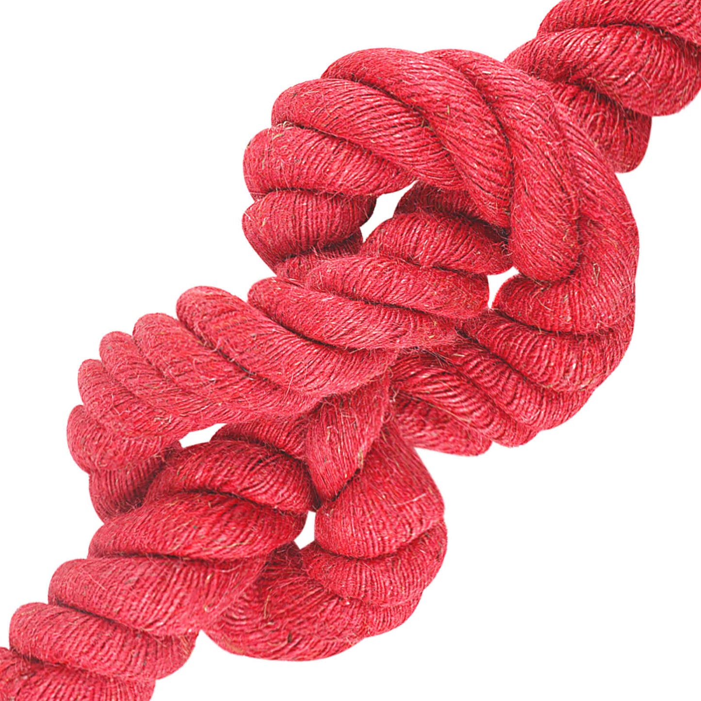 Juteseil 60 mm Rot 100% Tossa Jute