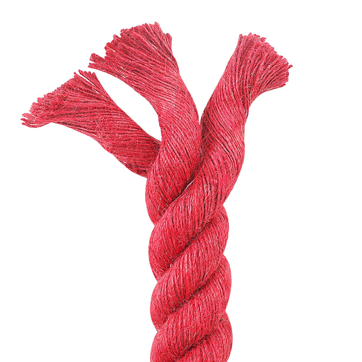 Juteseil 60 mm Rot 100% Tossa Jute