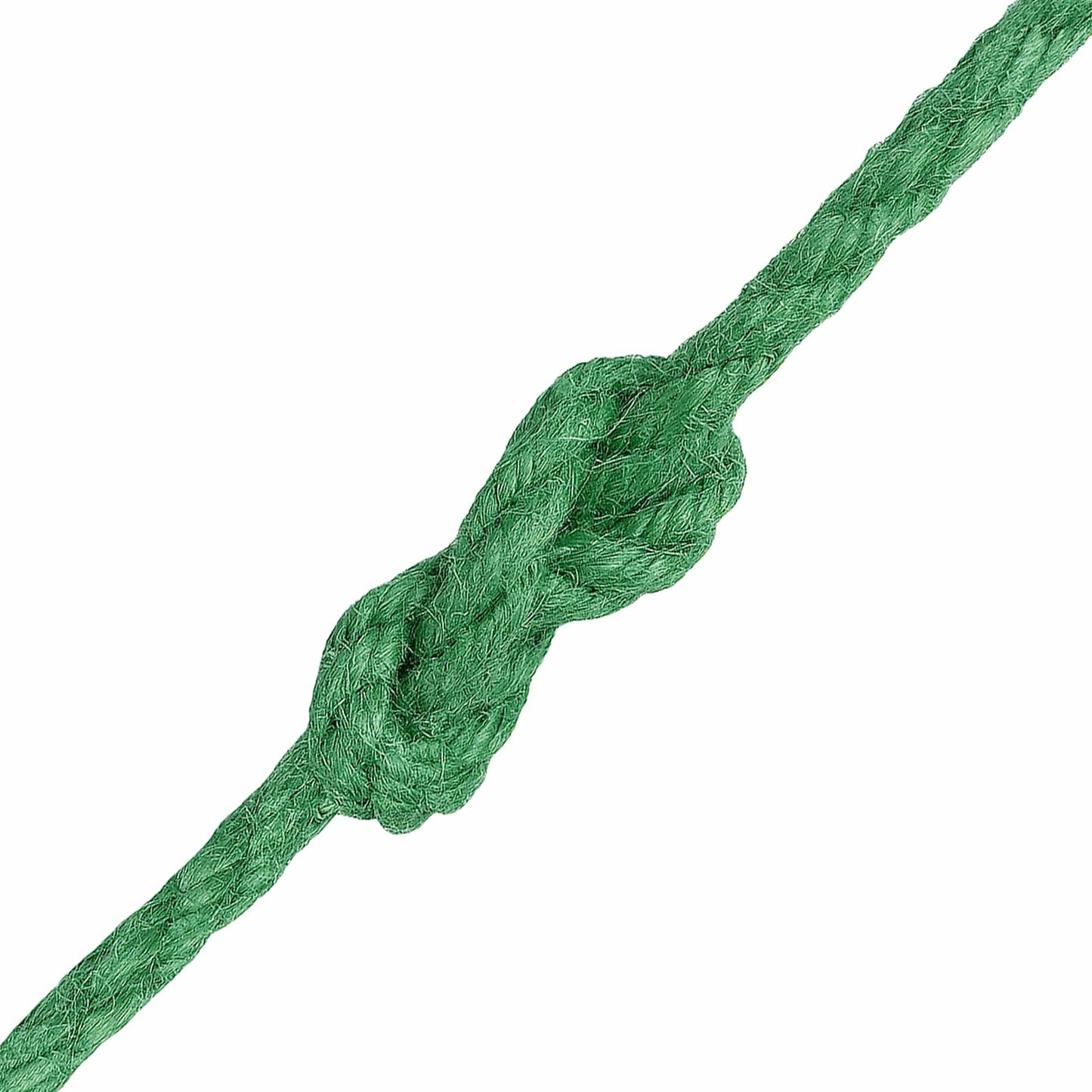 2 stk. 2 mm Grün 100% Tossa Jute