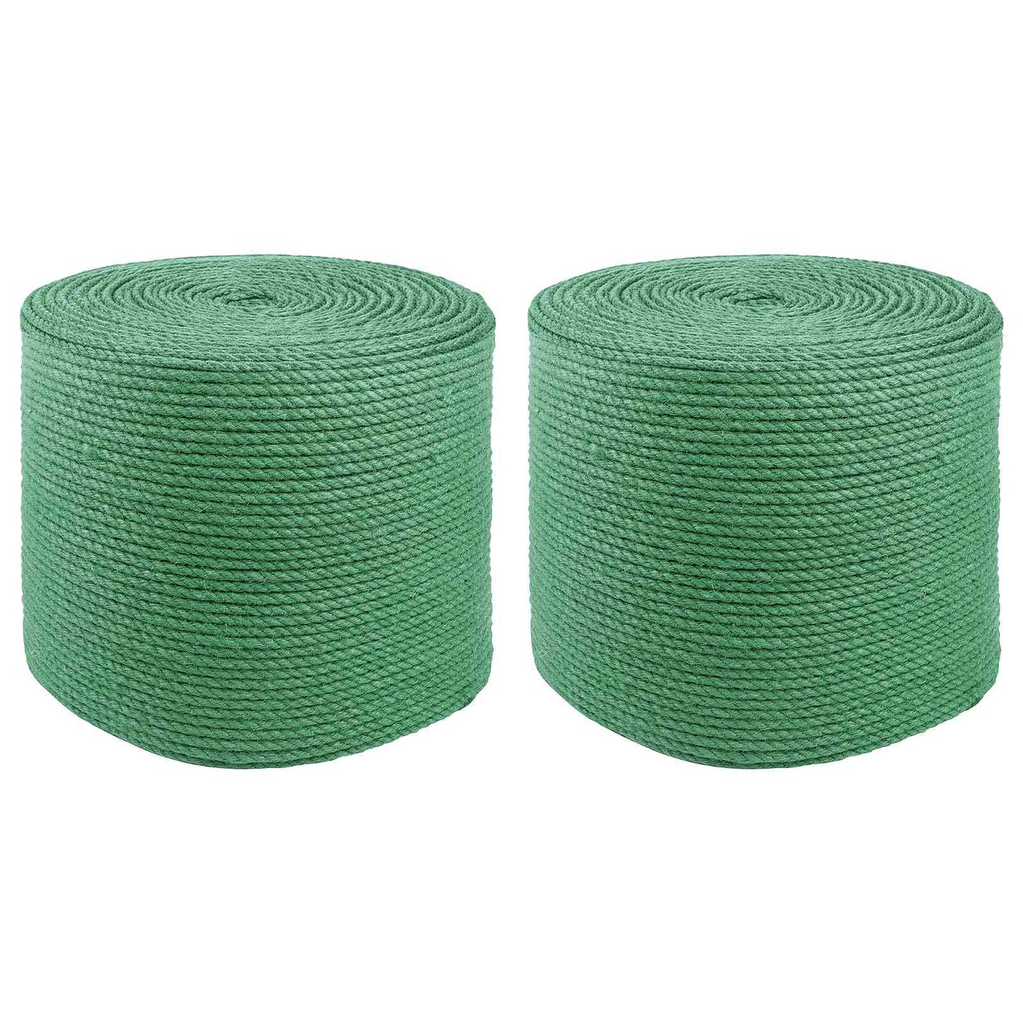 2 stk. 2 mm Grün 100% Tossa Jute